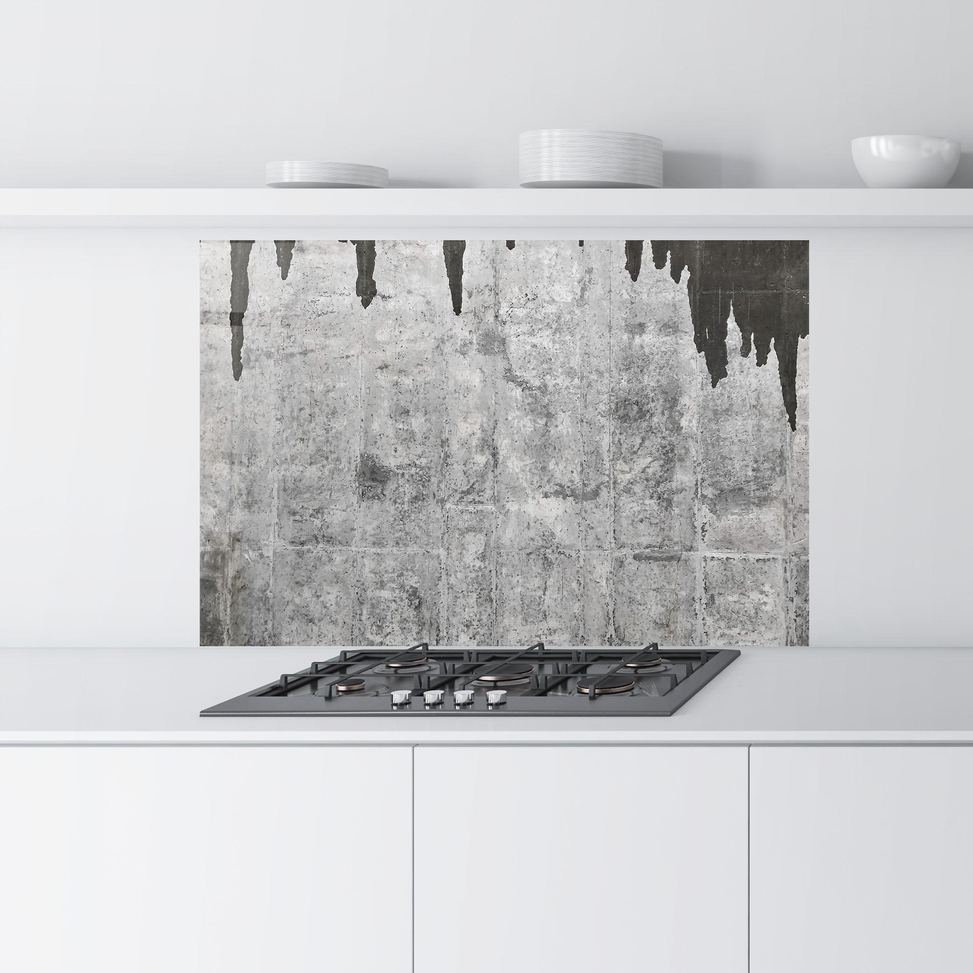 Panou Sticla Bucatarie Dirty Texture mockup 9