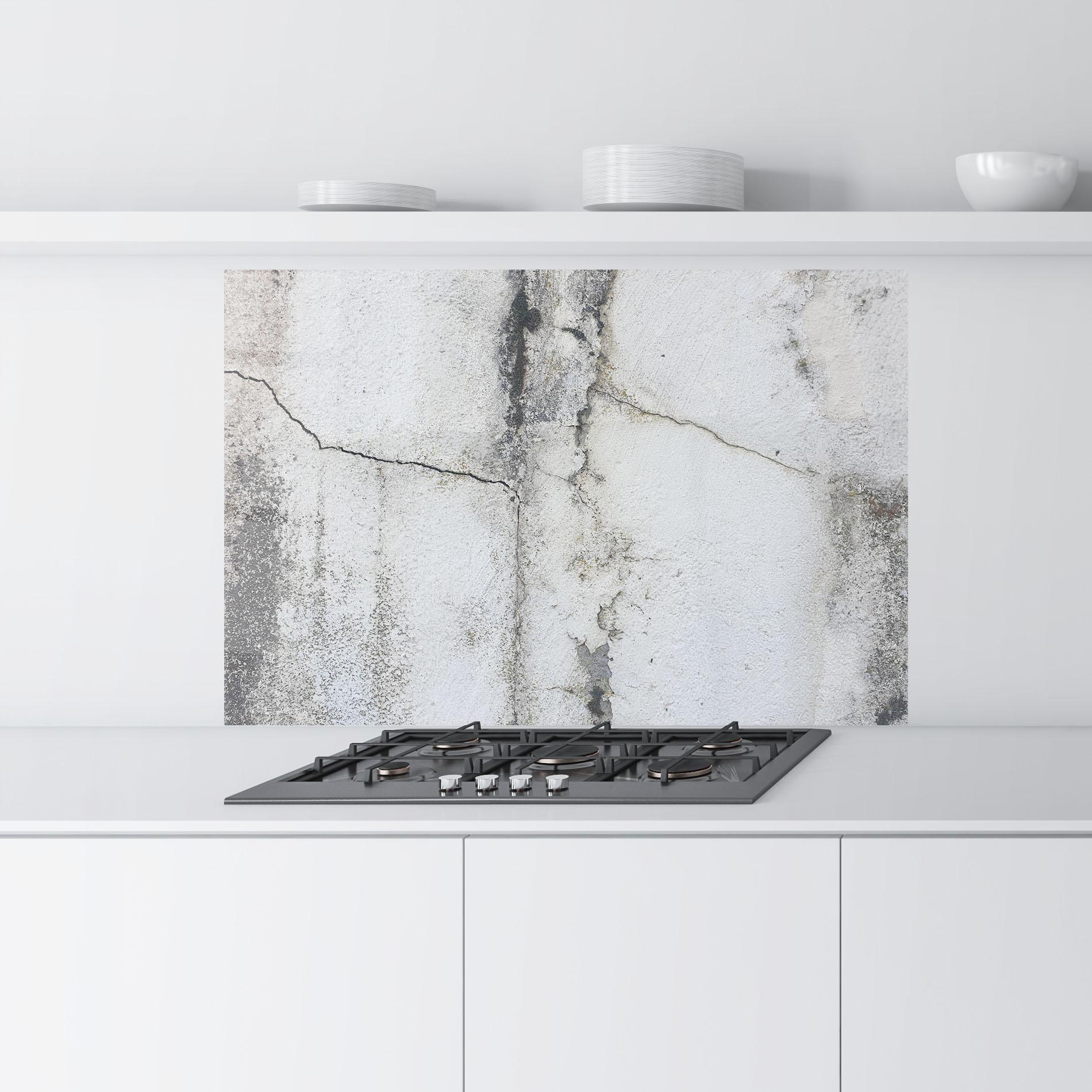 Panou Sticla Bucatarie Little Cracks Ciment mockup 9