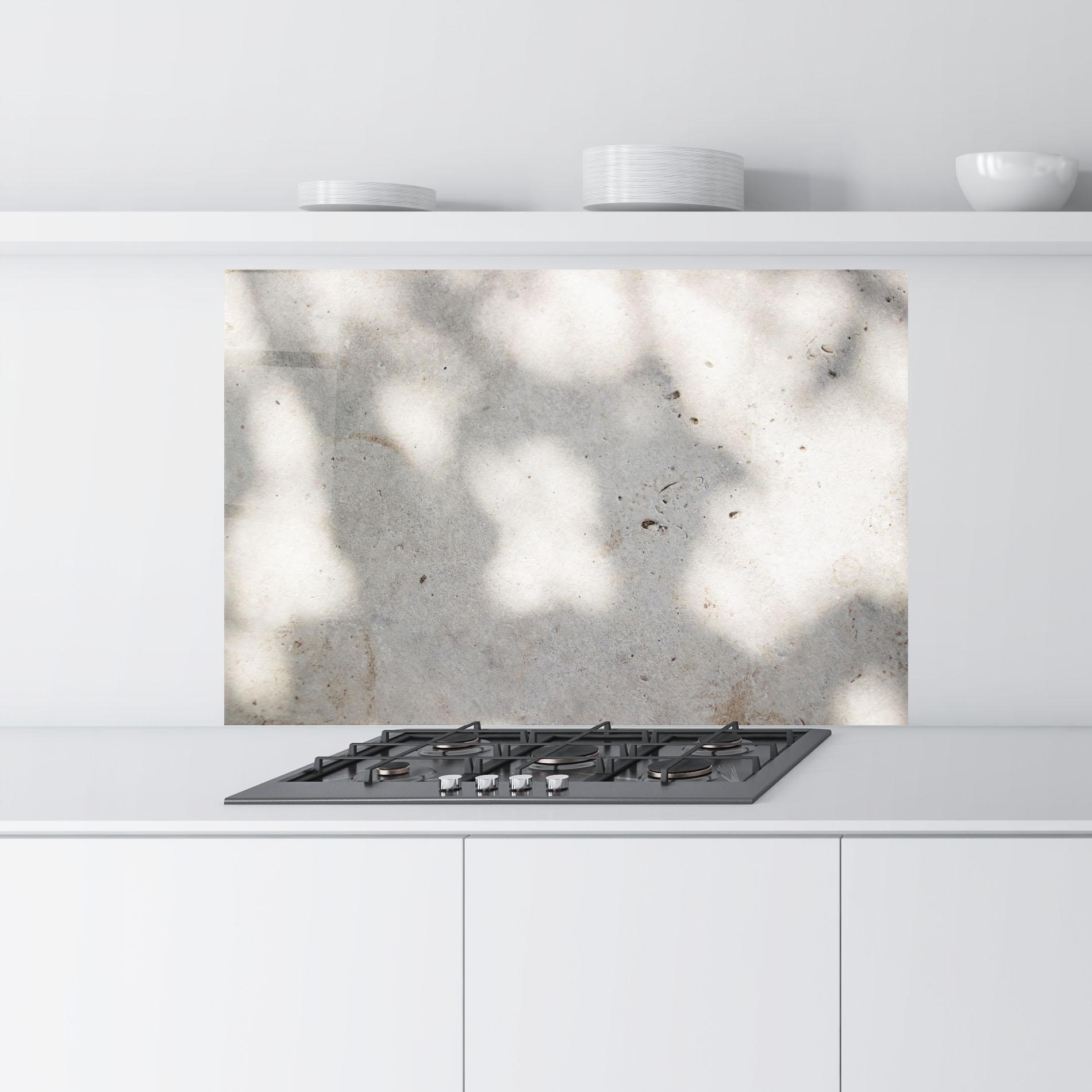 Panou Sticla Bucatarie Shadows On Cement mockup 9