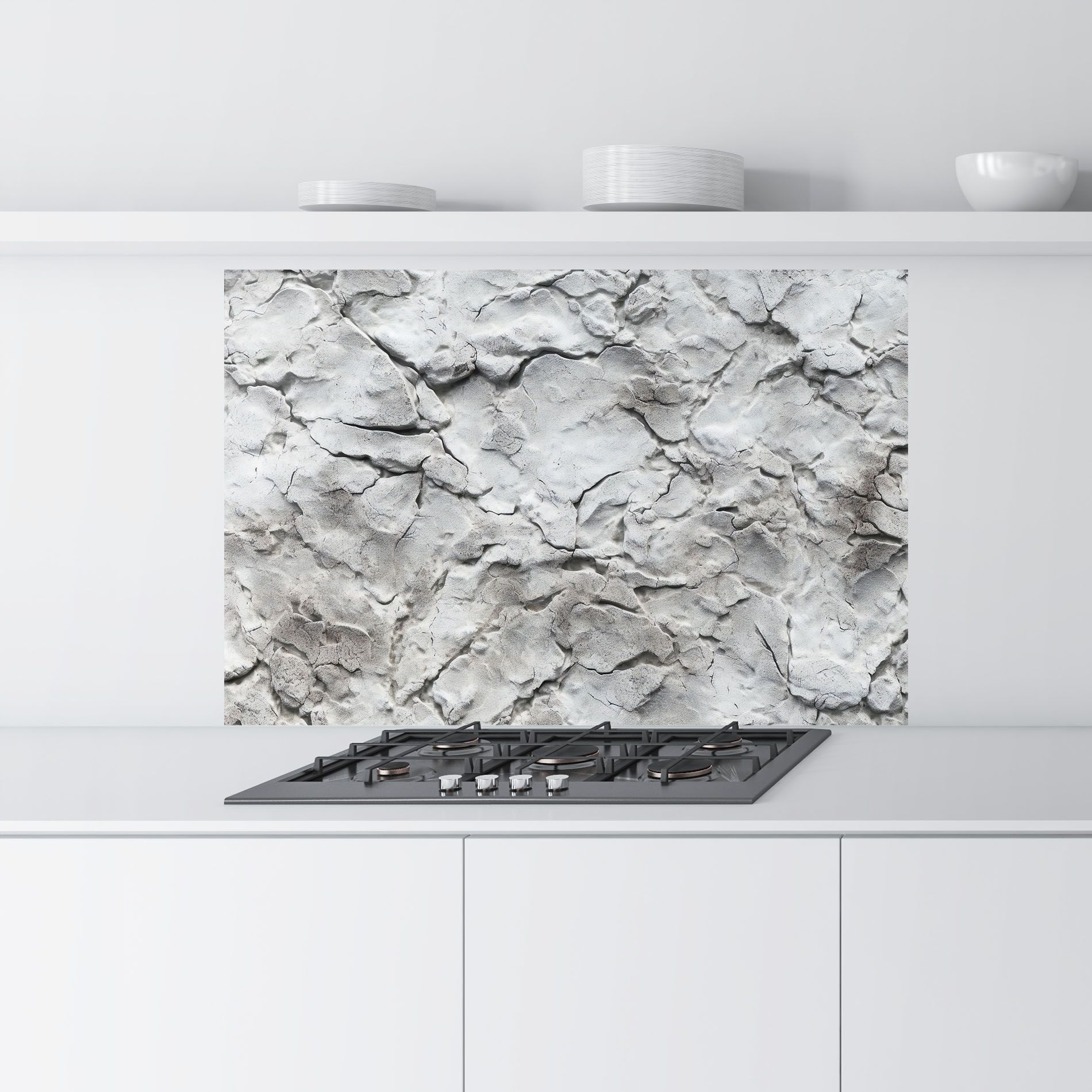 Texture Gray Stone Wall mockup 9