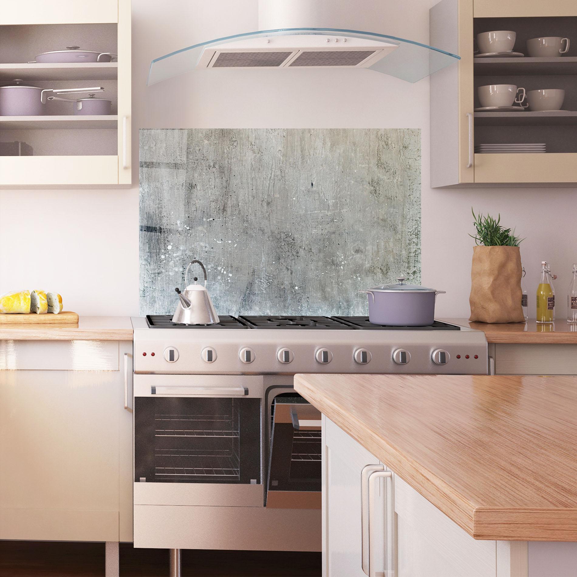 Panou Sticla Bucatarie Darkish Ciment mockup 1