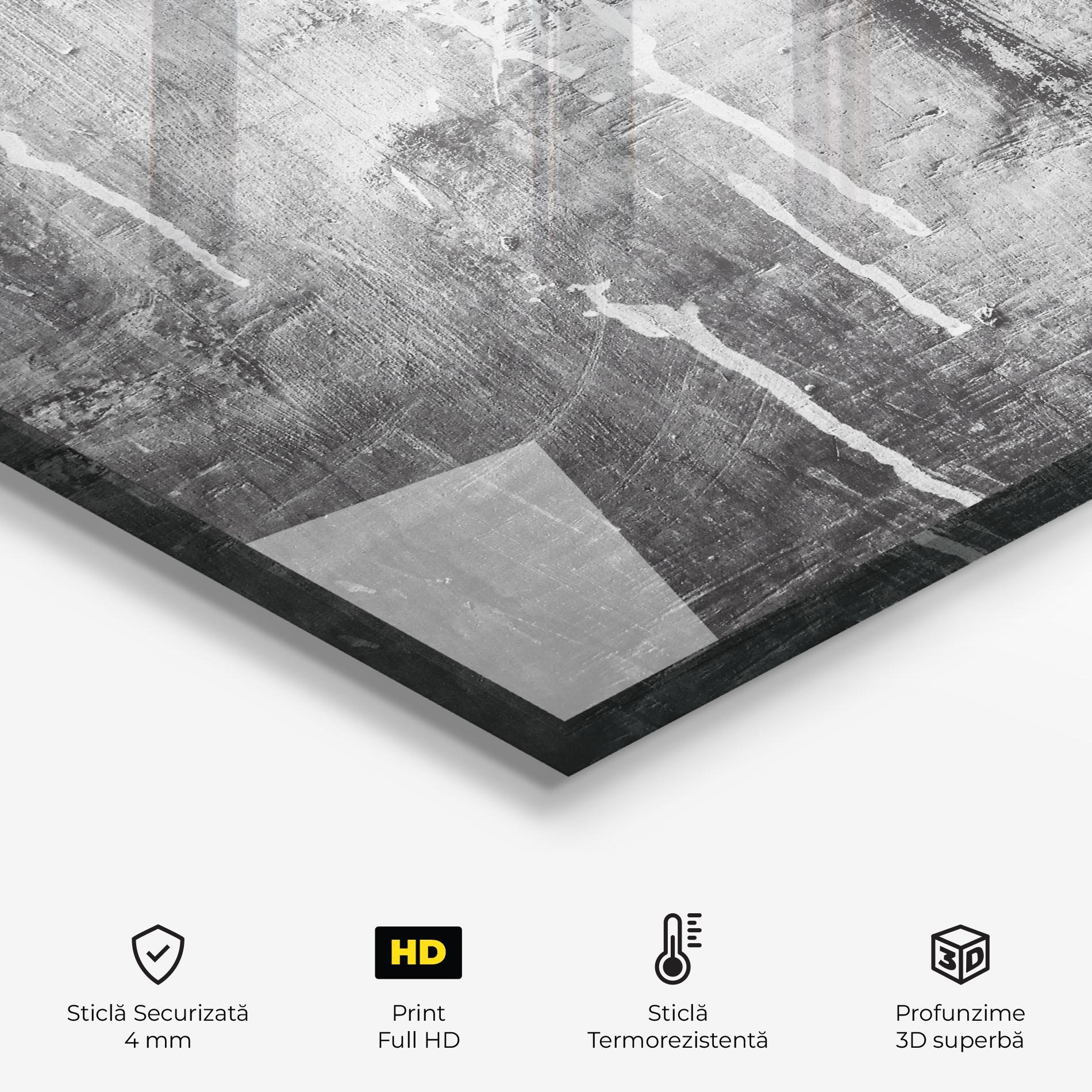 Panou Sticla Bucatarie Cement Architecture mockup 2