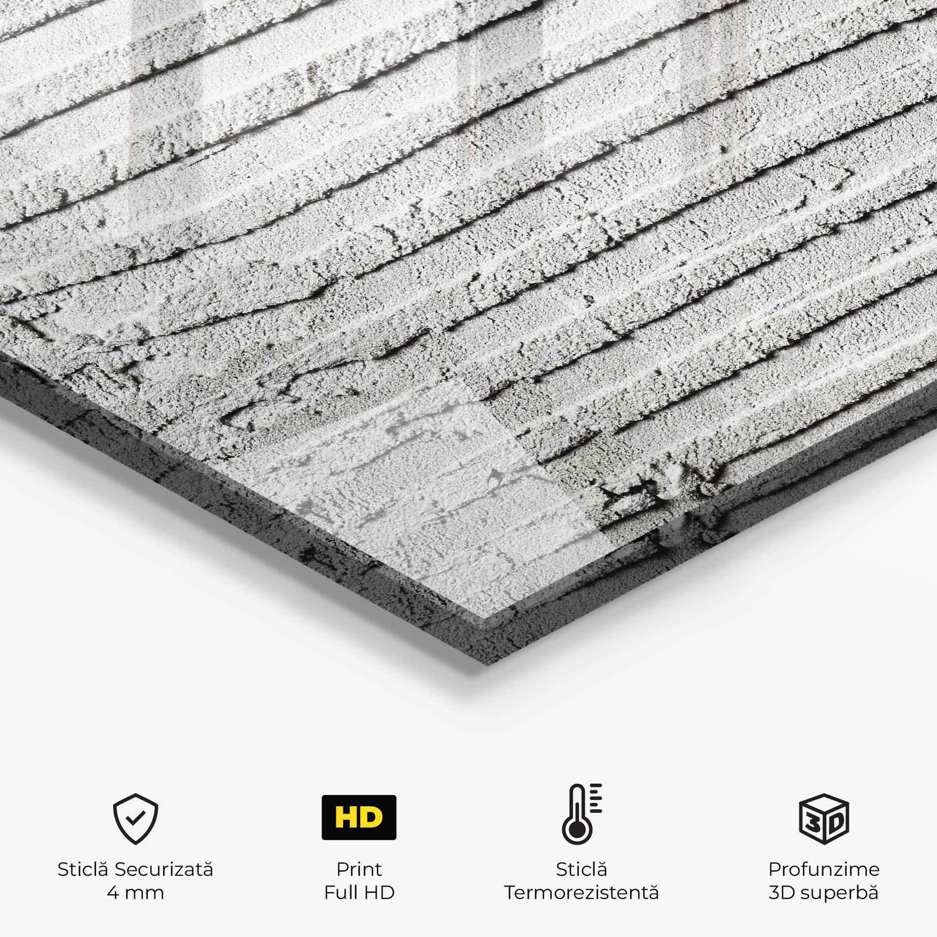 Panou Sticla Bucatarie Old Cement Pattern mockup 2