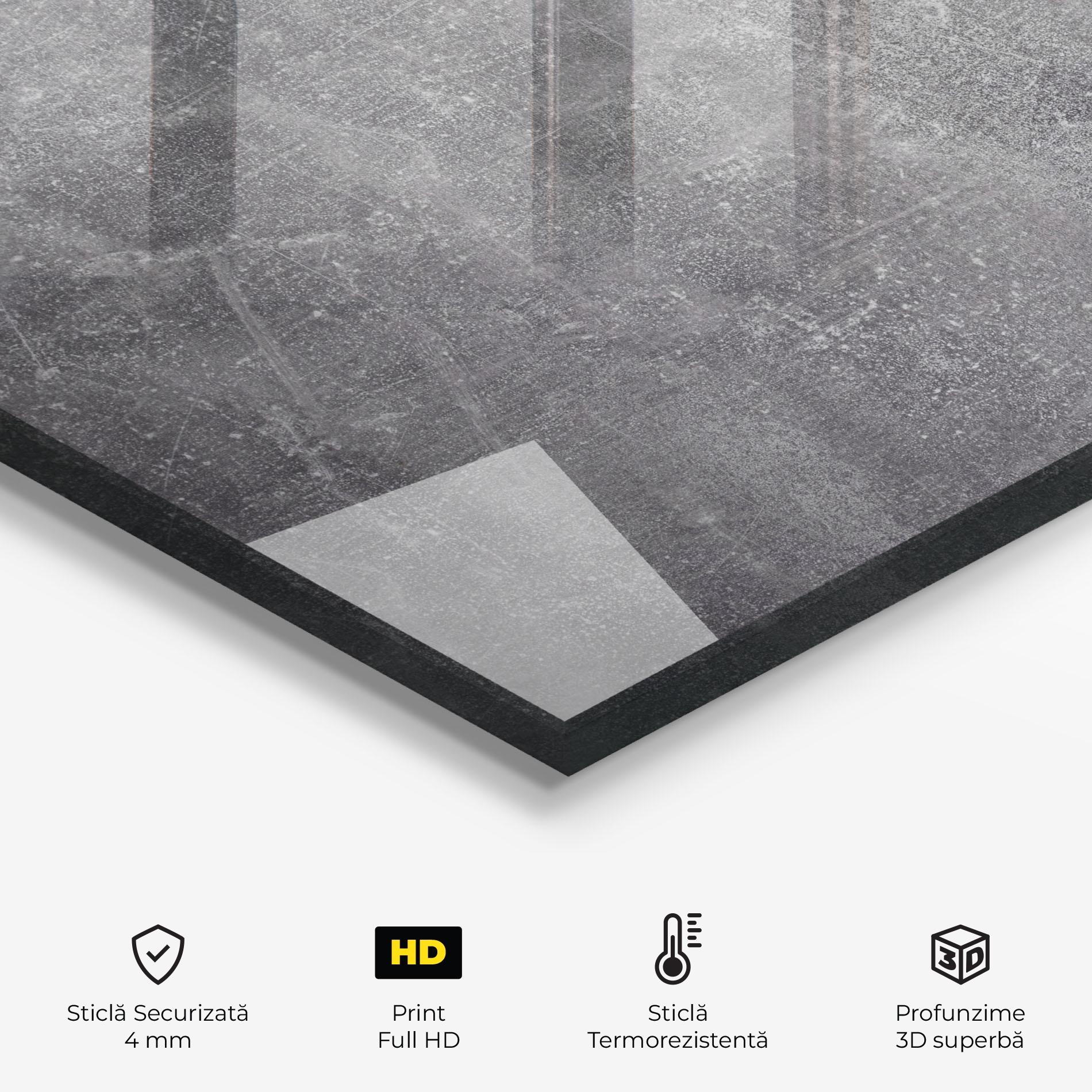 Panou Sticla Bucatarie Slate Background mockup 2