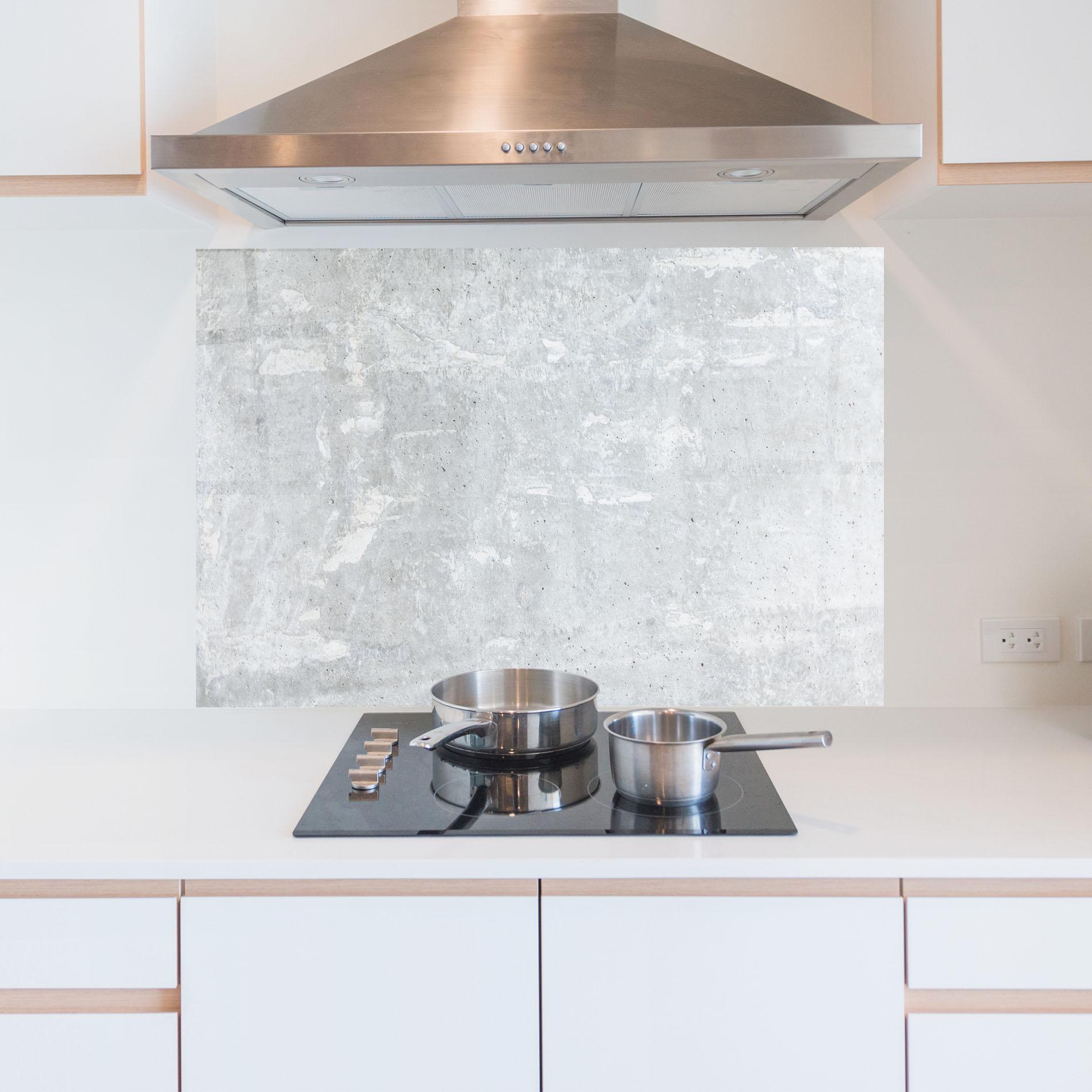 Panou Sticla Bucatarie Bright Ciment Texture mockup 5