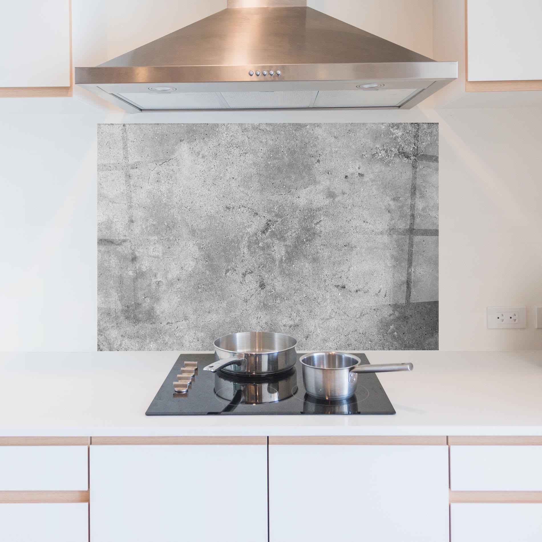 Panou Sticla Bucatarie Cement Wall Texture Background mockup 5