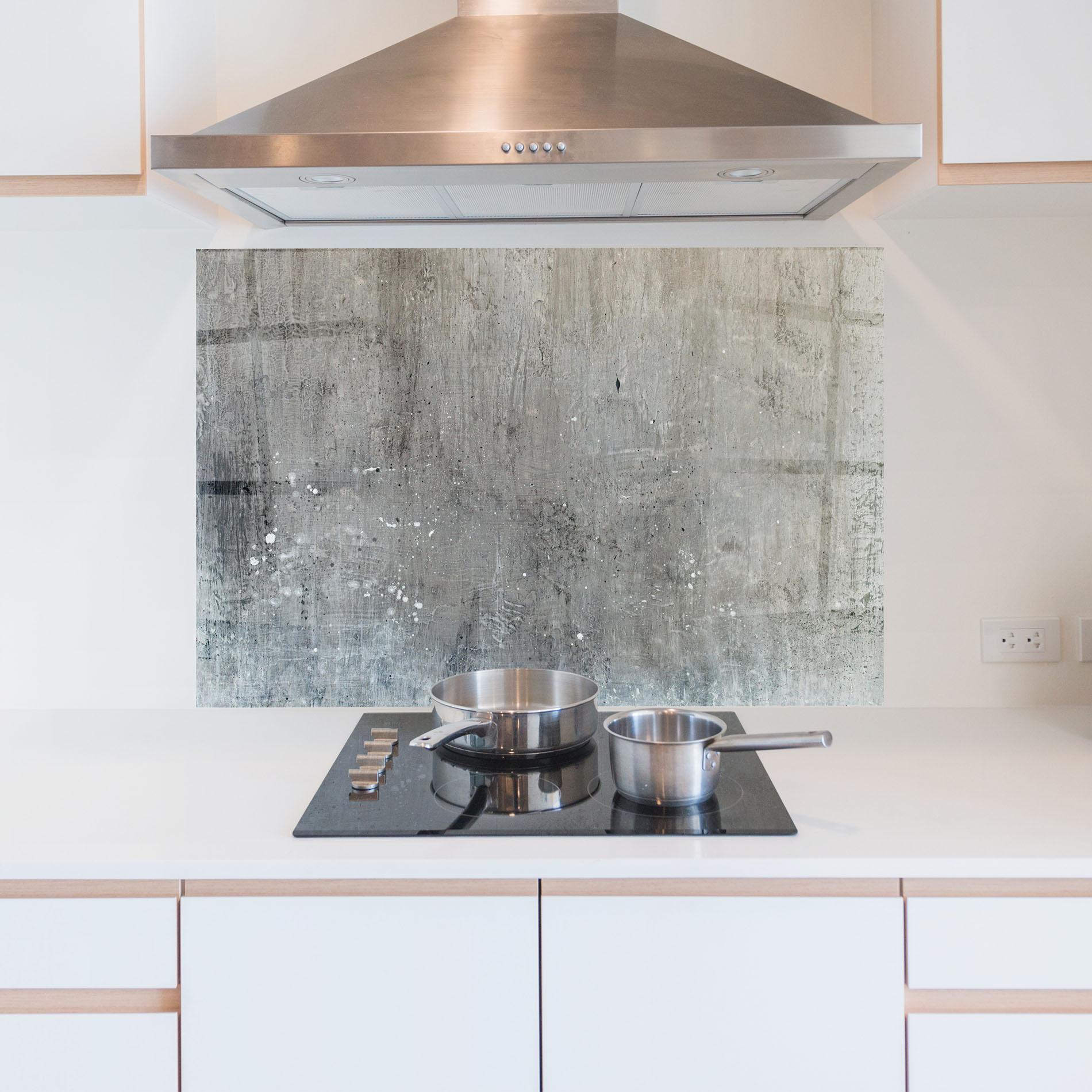 Panou Sticla Bucatarie Darkish Ciment mockup 5