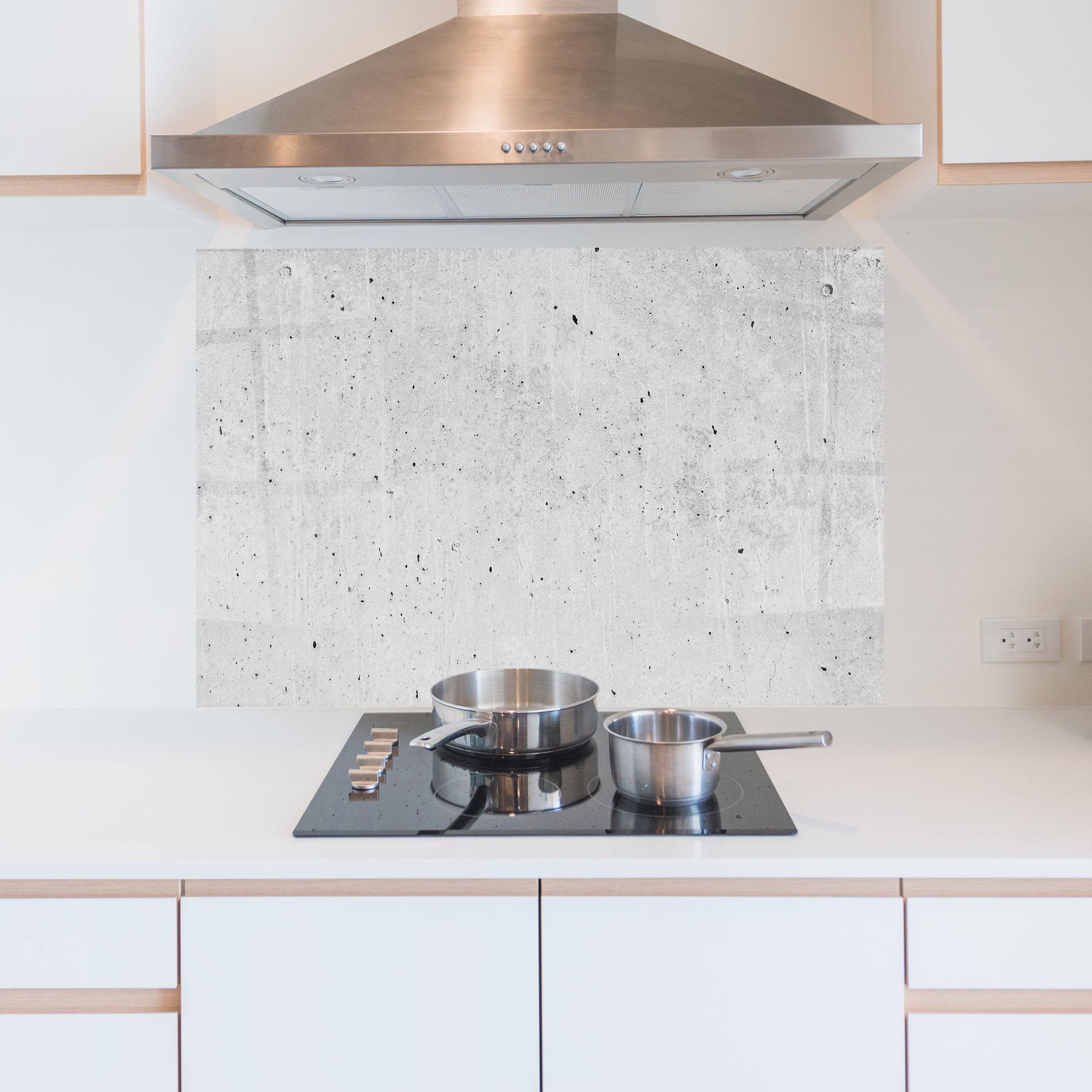 Panou Sticla Bucatarie Grunge Ciment mockup 5