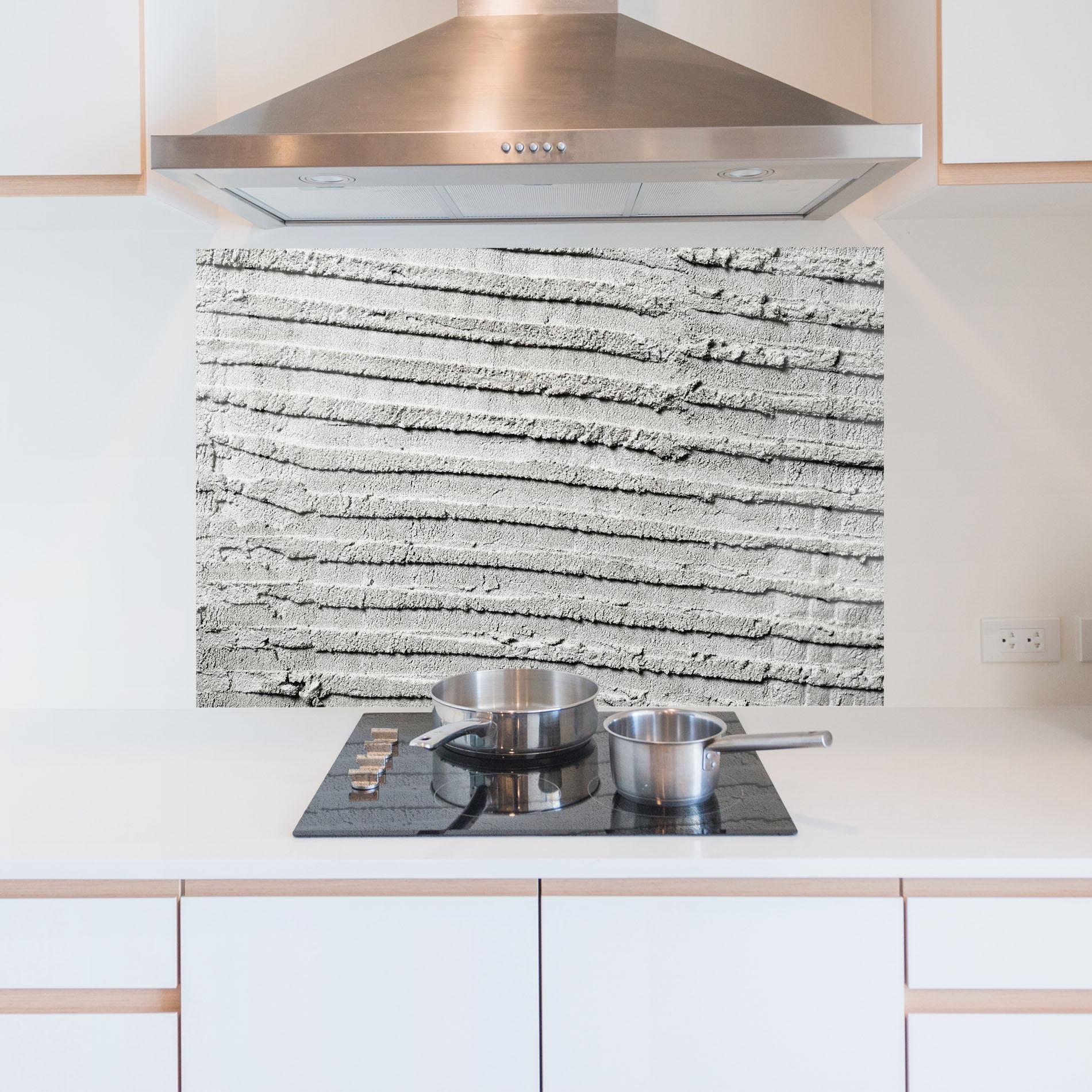 Panou Sticla Bucatarie Old Cement Pattern mockup 5