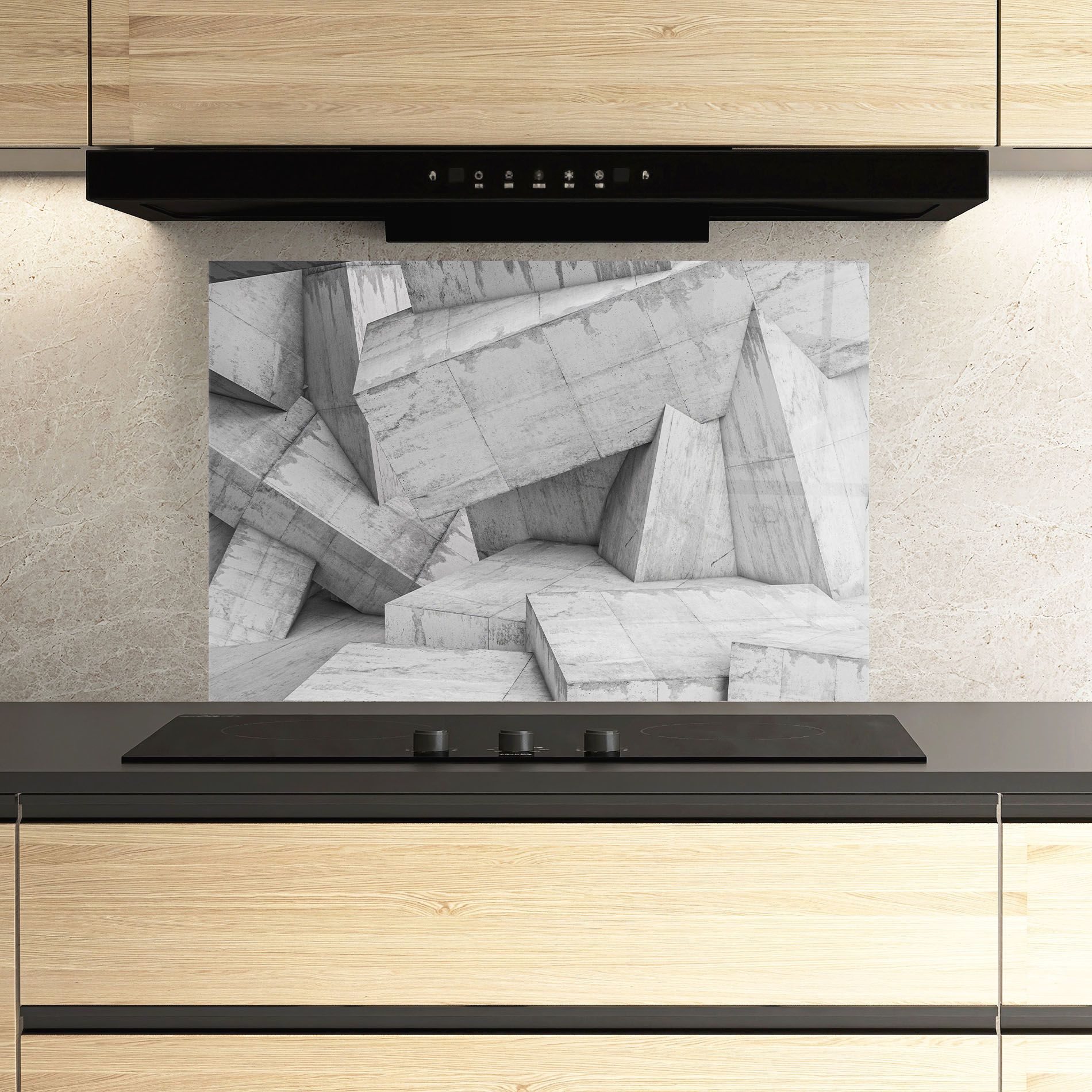 Concrete Geometric mockup 3