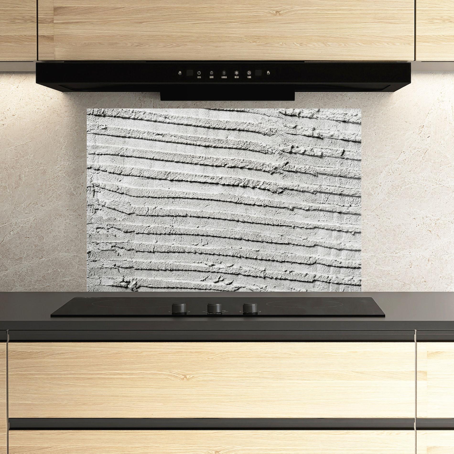 Panou Sticla Bucatarie Old Cement Pattern mockup 3