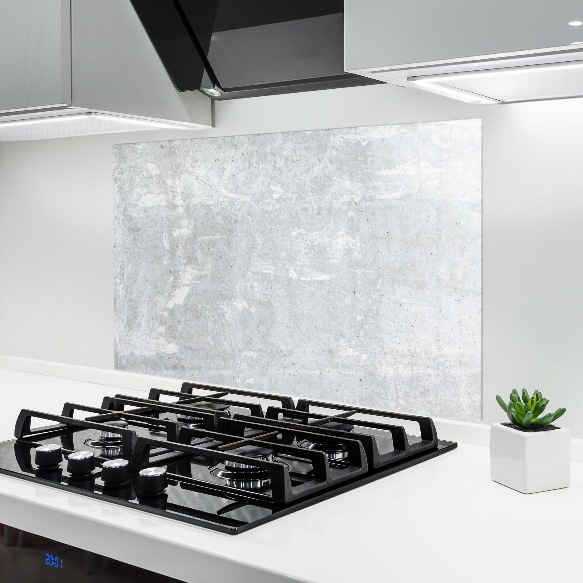 Panou Sticla Bucatarie Bright Ciment Texture mockup 6