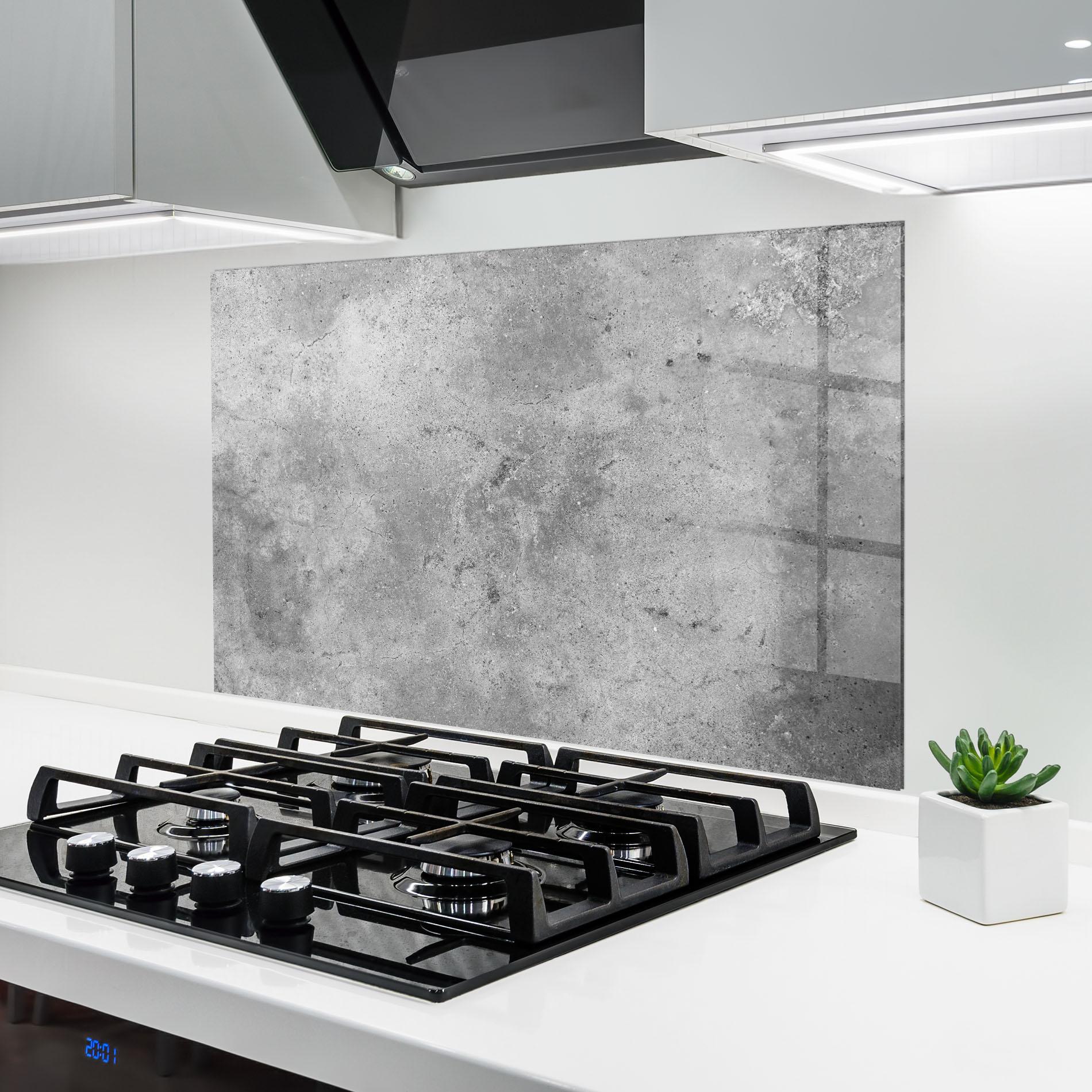 Panou Sticla Bucatarie Cement Wall Texture Background mockup 6