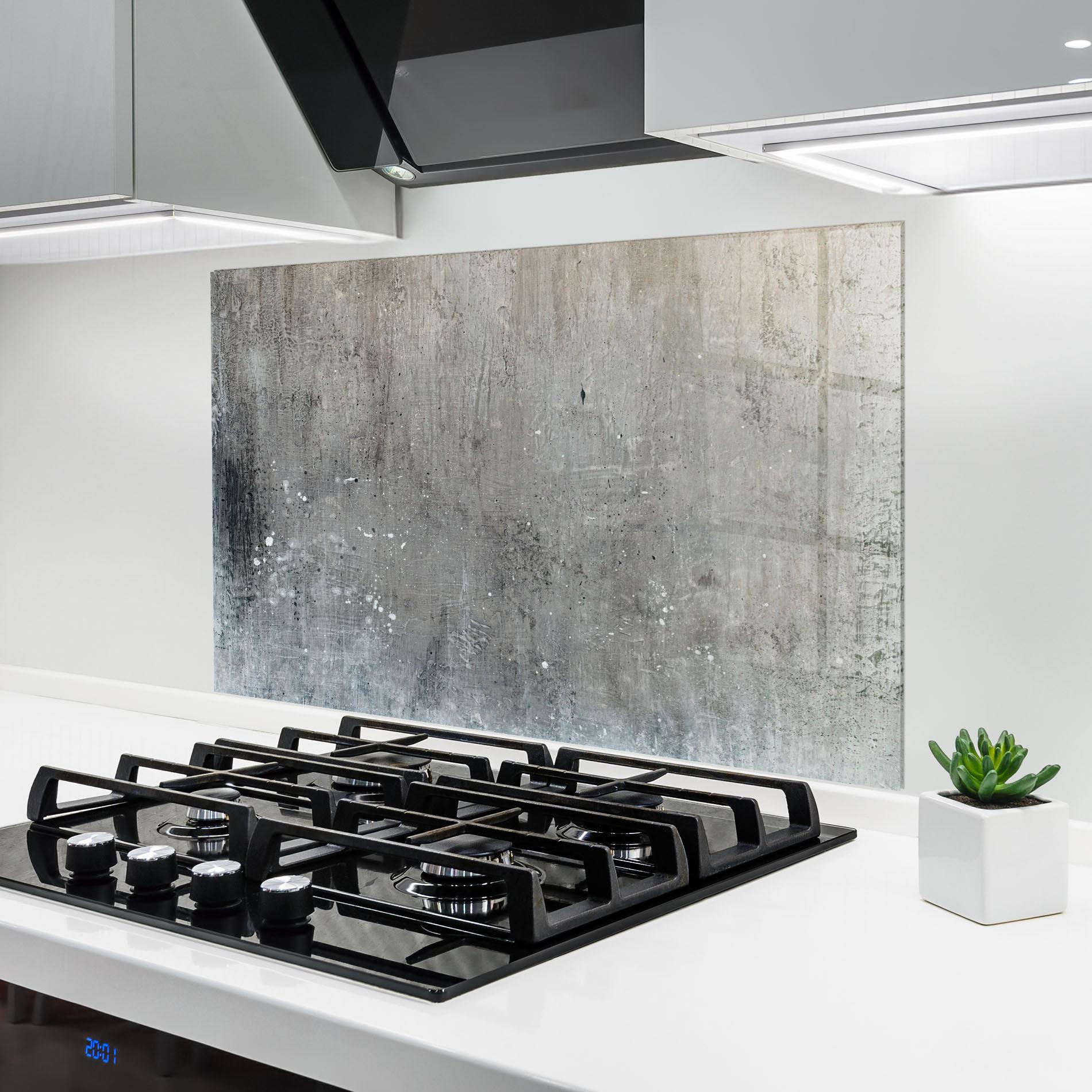 Panou Sticla Bucatarie Darkish Ciment mockup 6