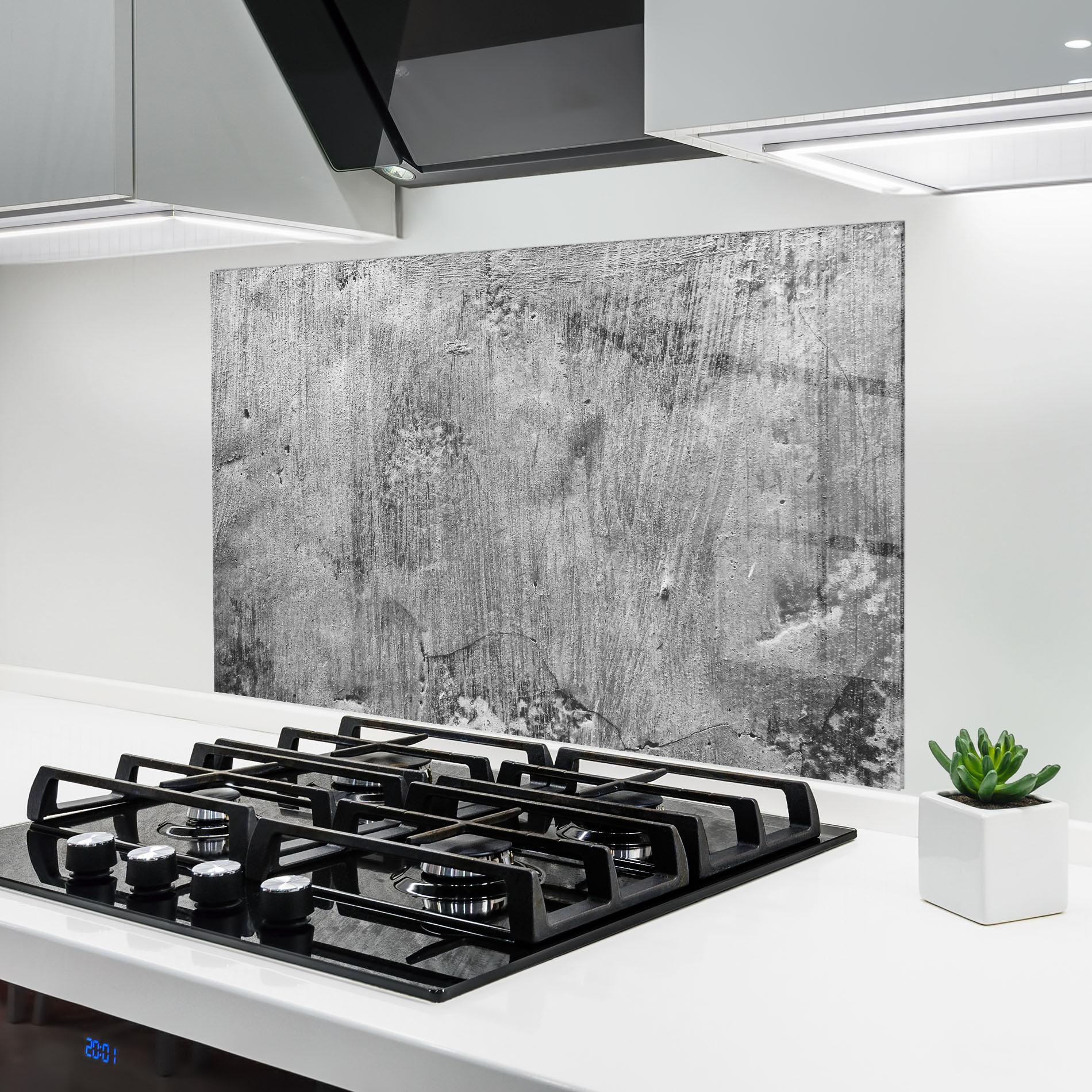 Panou Sticla Bucatarie Detail Cement mockup 6