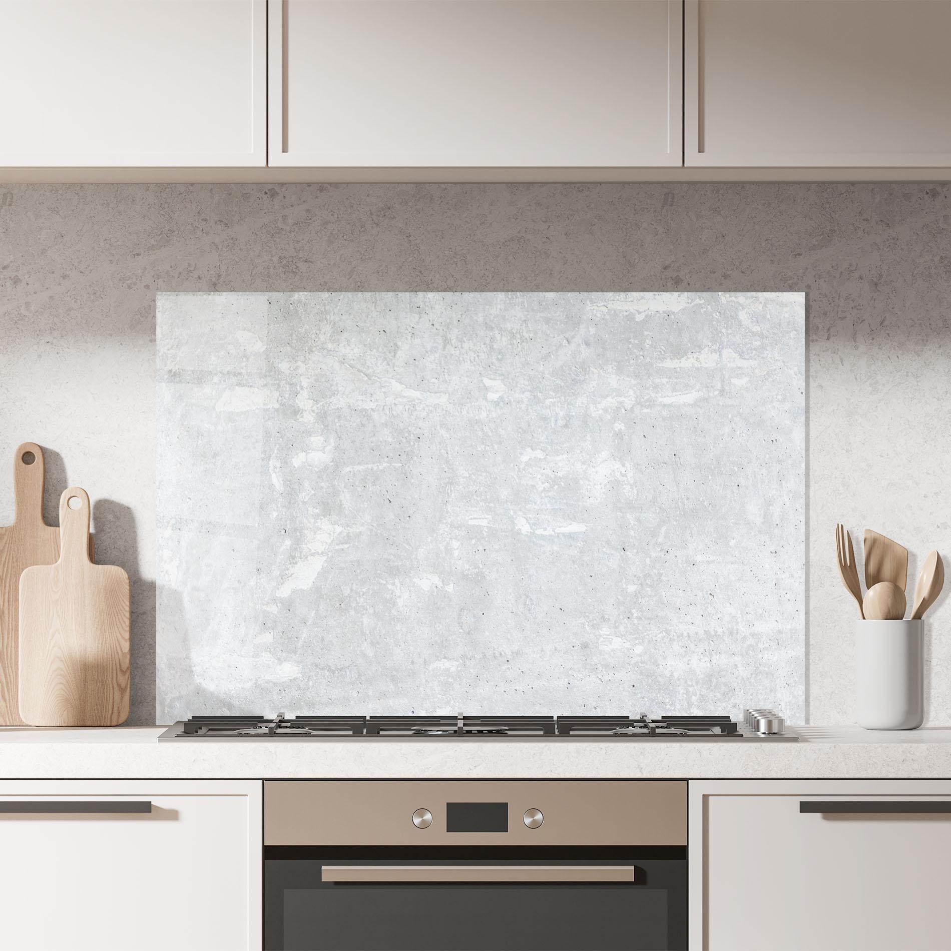 Panou Sticla Bucatarie Bright Ciment Texture mockup 7