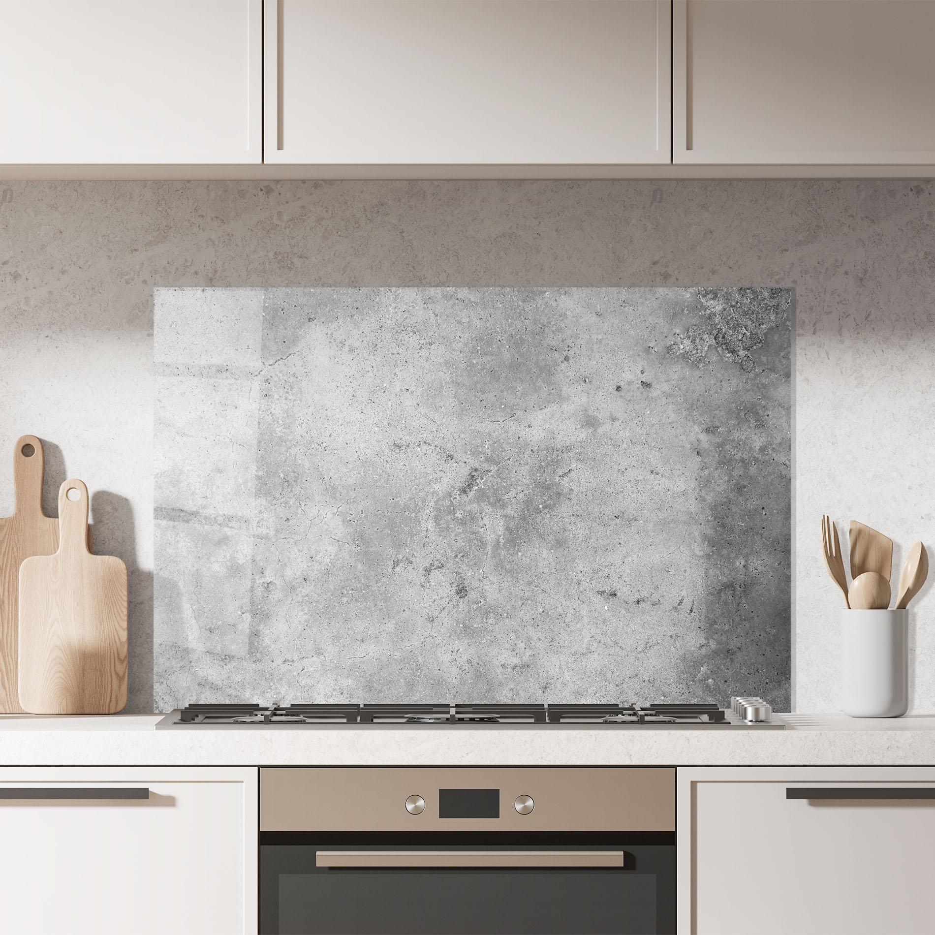 Panou Sticla Bucatarie Cement Wall Texture Background mockup 7