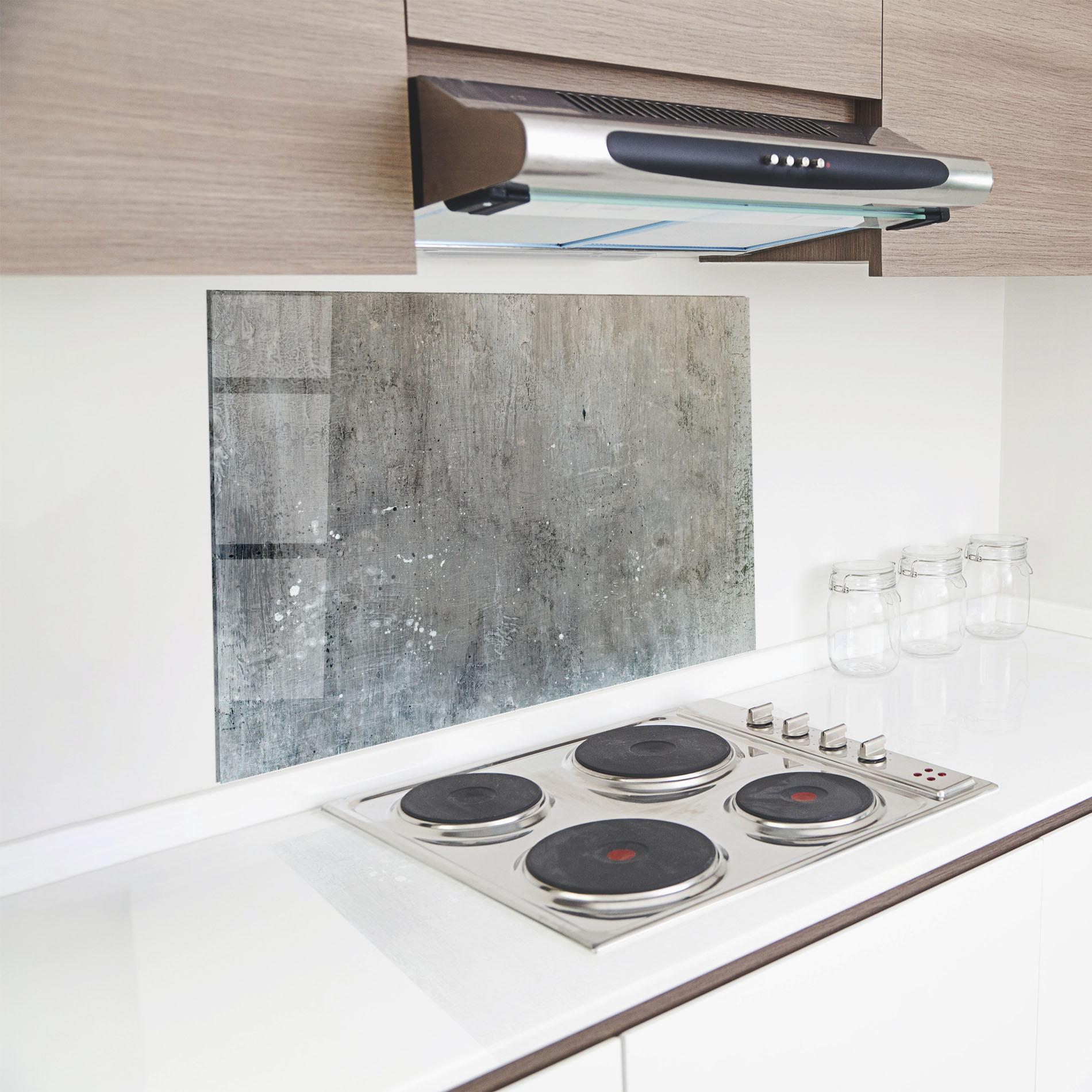 Panou Sticla Bucatarie Darkish Ciment mockup 8