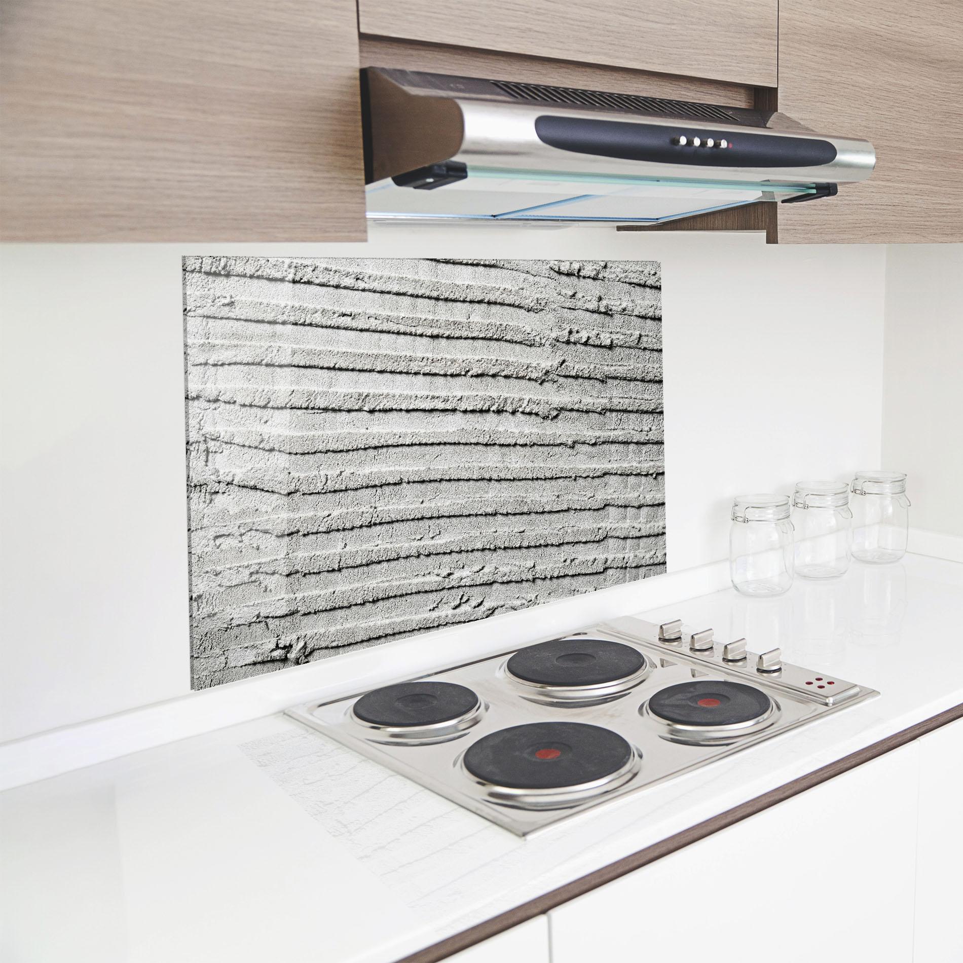 Panou Sticla Bucatarie Old Cement Pattern mockup 8