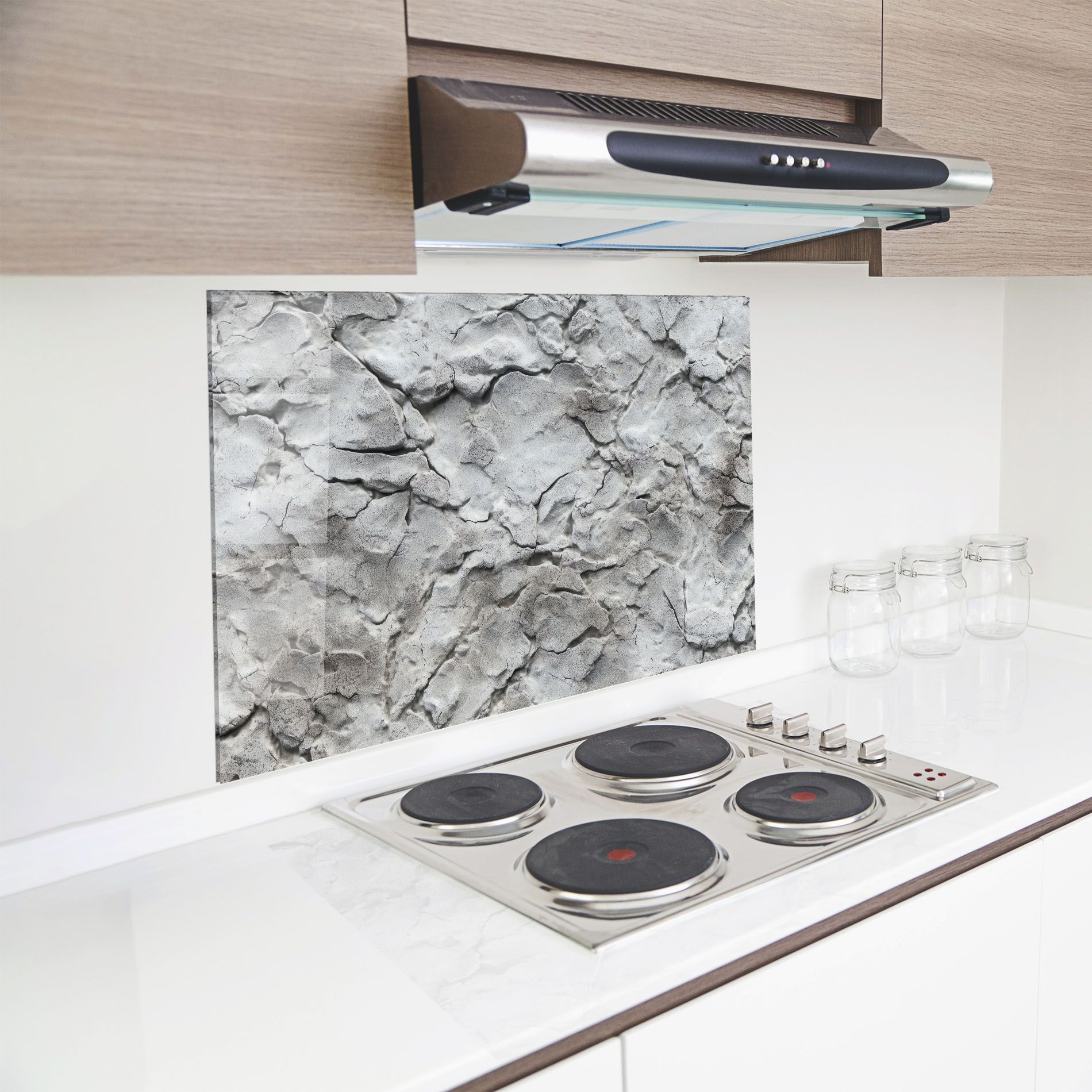 Texture Gray Stone Wall mockup 8