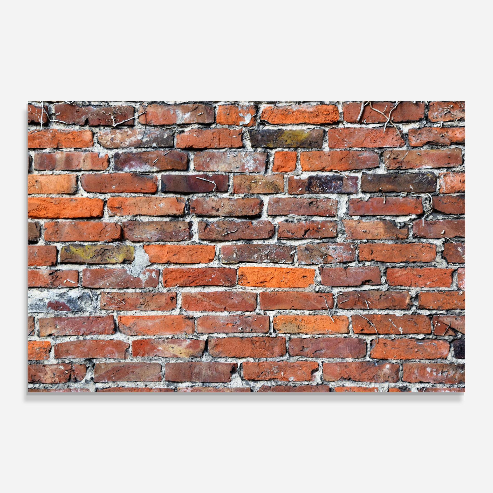 Panou Sticla Bucatarie Aged Bricks mockup 0