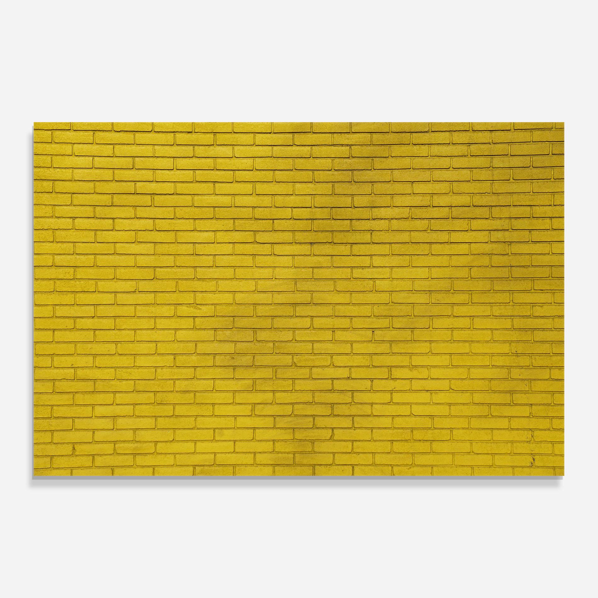 Panou Sticla Bucatarie Yellowish Bricks mockup 0