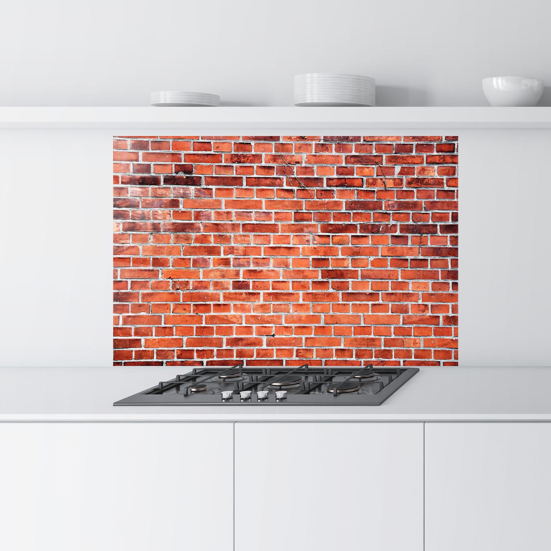 Panou Sticla Bucatarie Structure Bricks mockup 9
