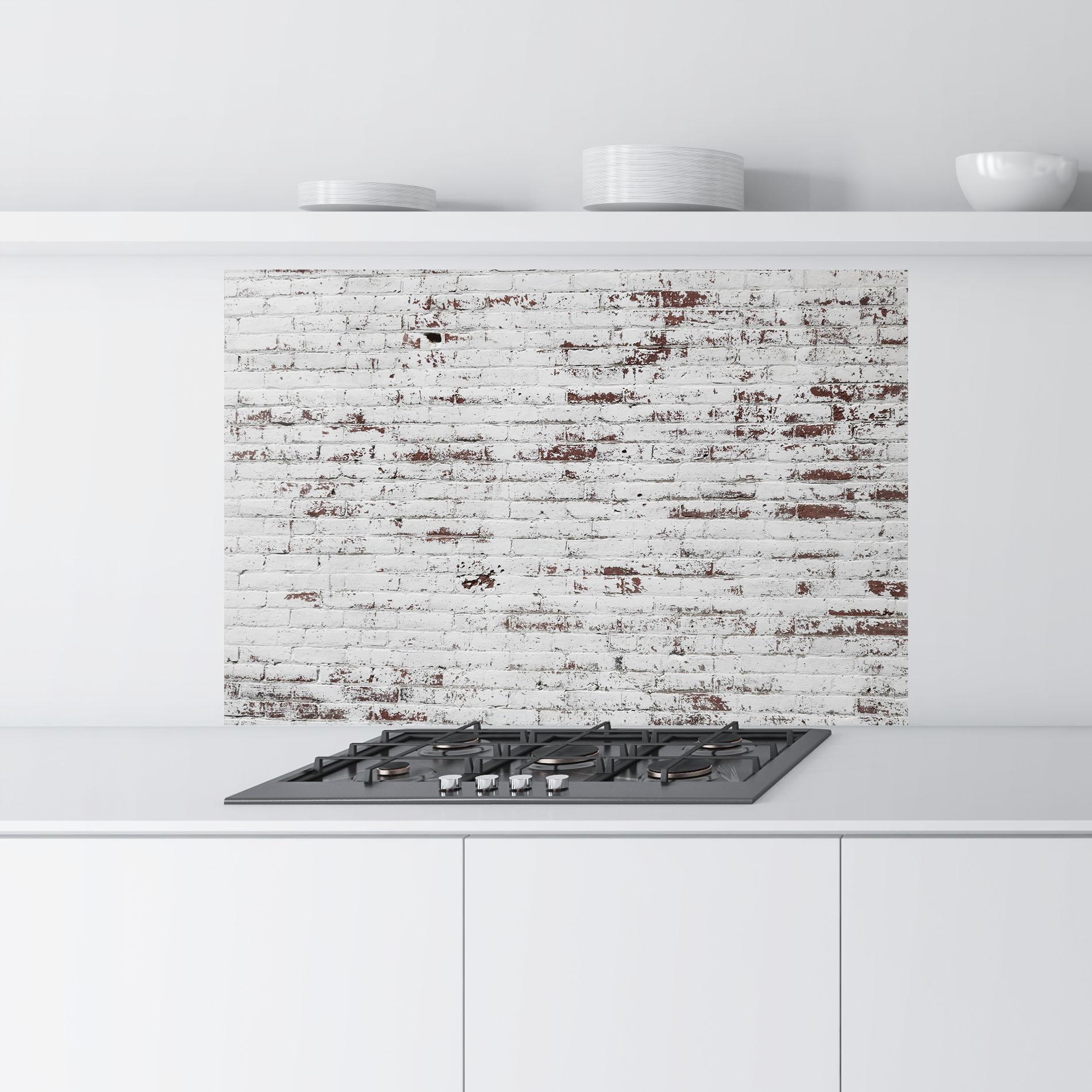 Panou Sticla Bucatarie Winter Bricks mockup 9