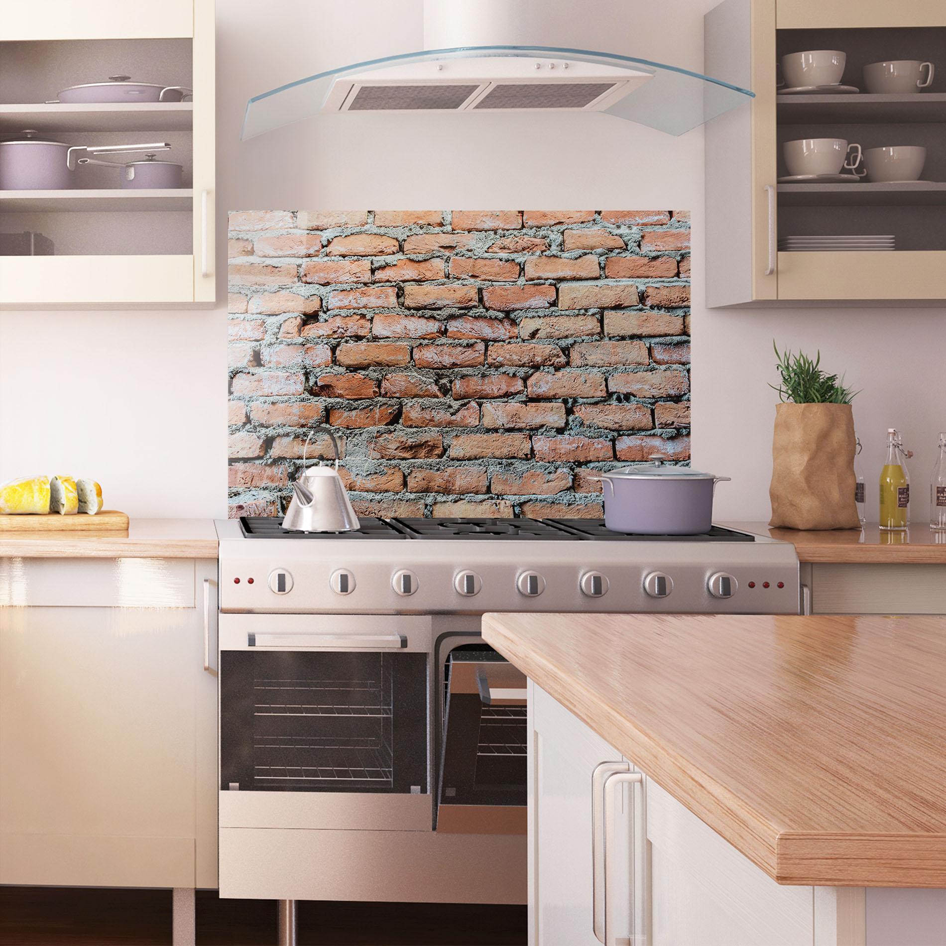 Panou Sticla Bucatarie Bricks With Ciment 2 mockup 1