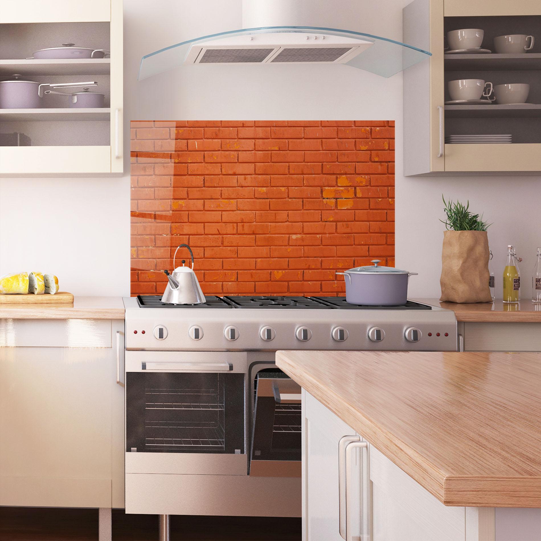 Panou Sticla Bucatarie Simetric Bircks mockup 1