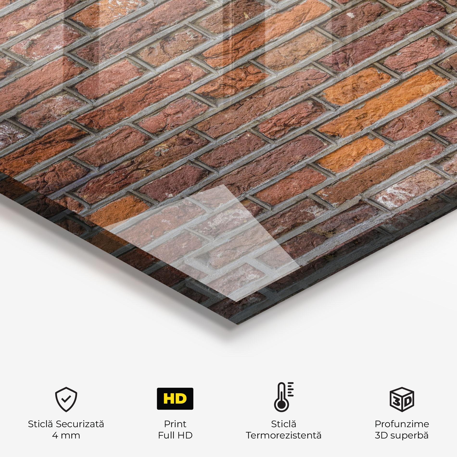 Panou Sticla Bucatarie Autumn Bricks mockup 2