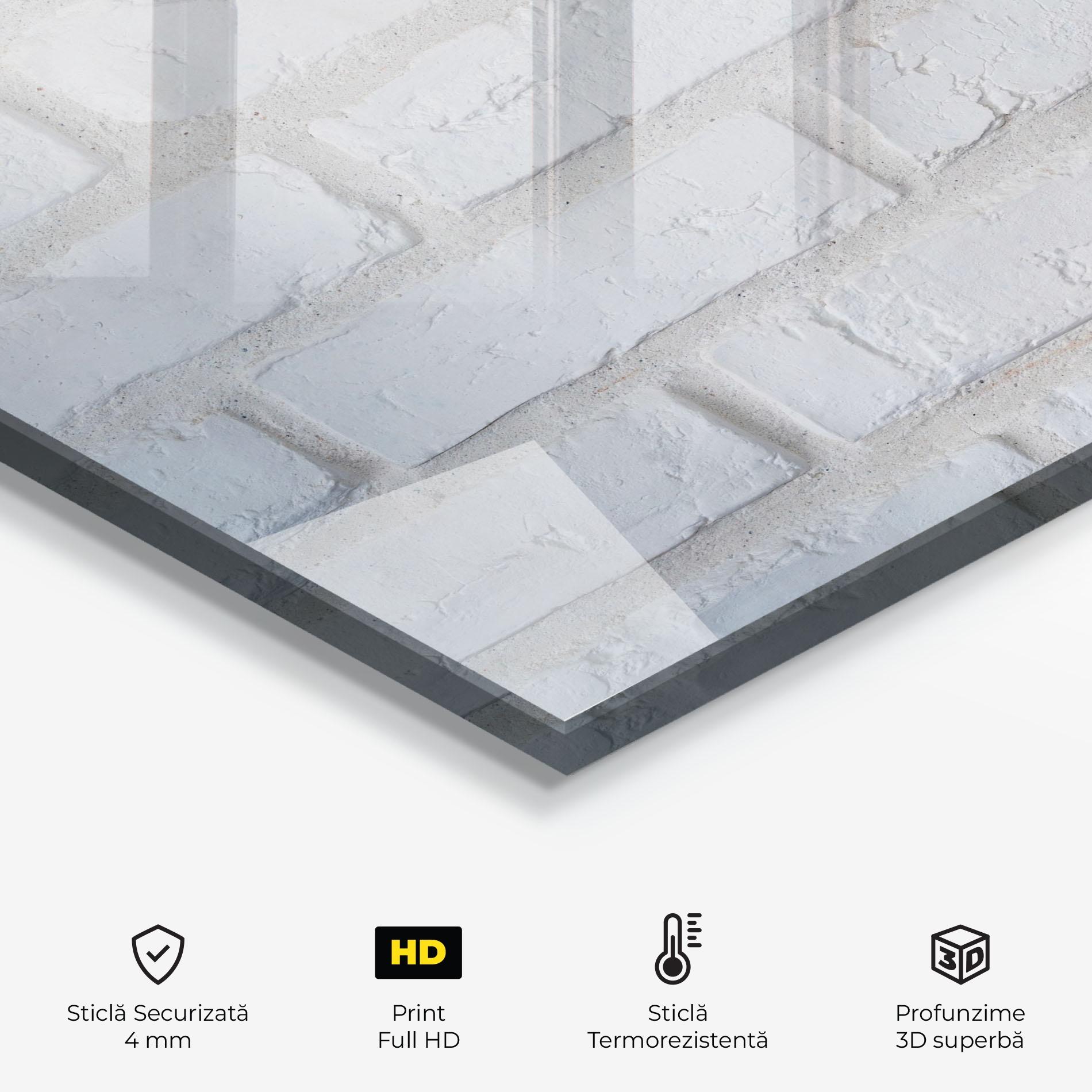 Panou Sticla Bucatarie Bright Bricks mockup 2