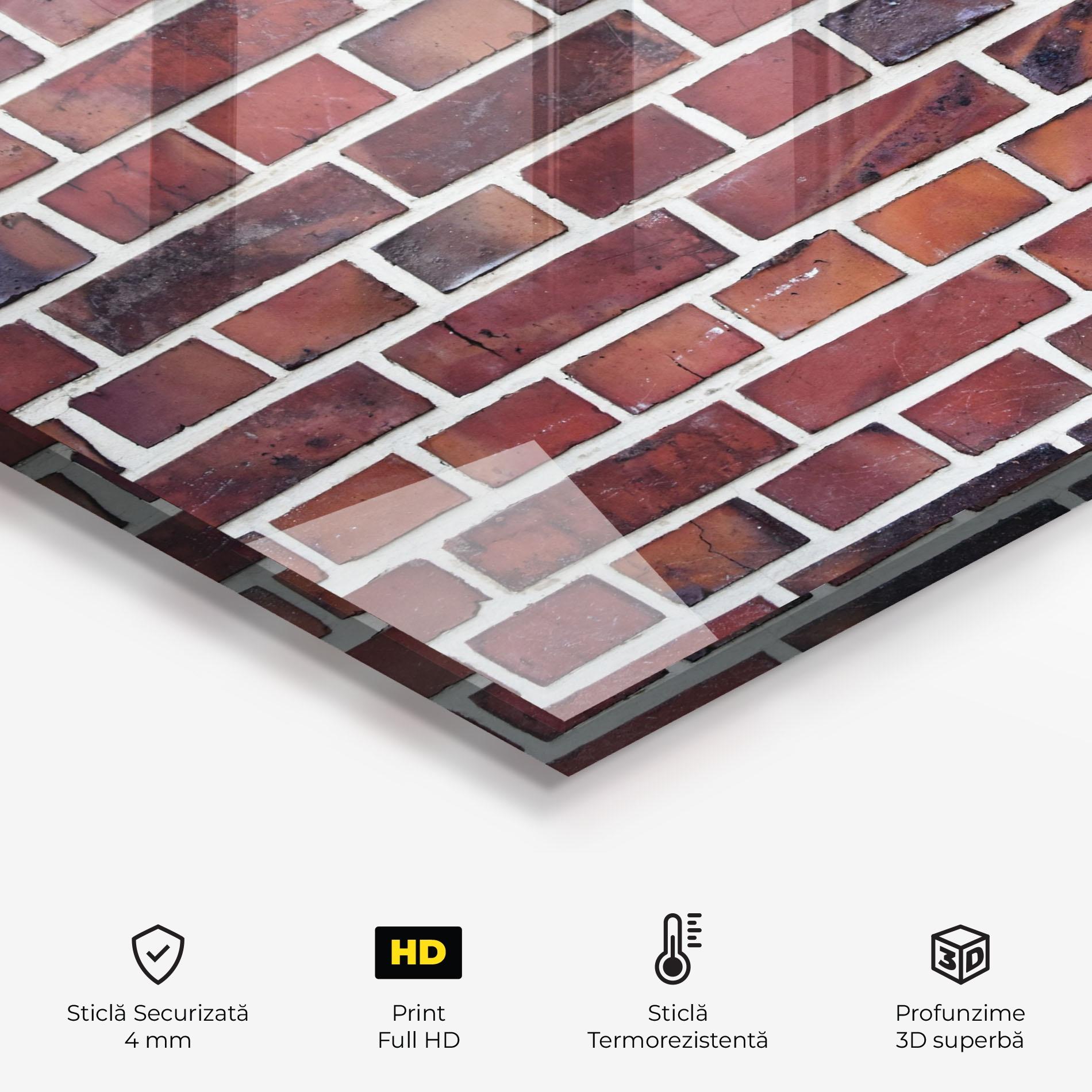 Panou Sticla Bucatarie Colorful Bricks 2 mockup 2