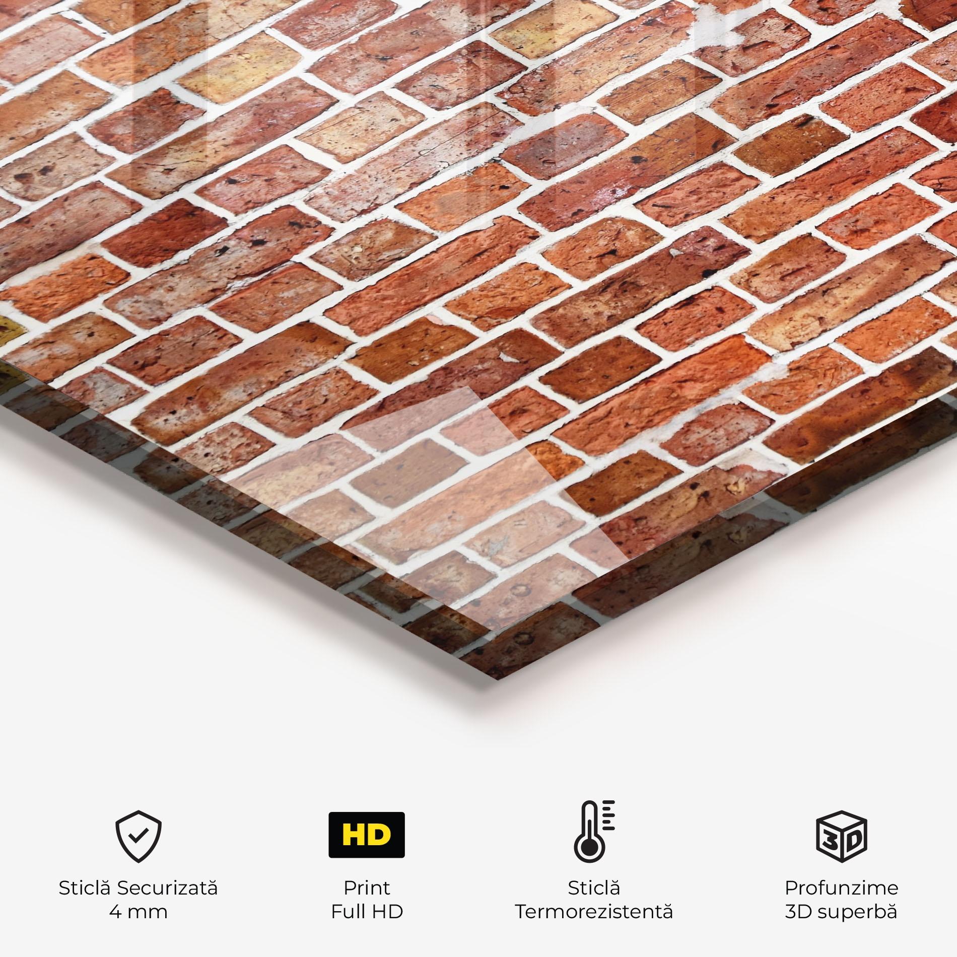 Panou Sticla Bucatarie Construction Bricks mockup 2