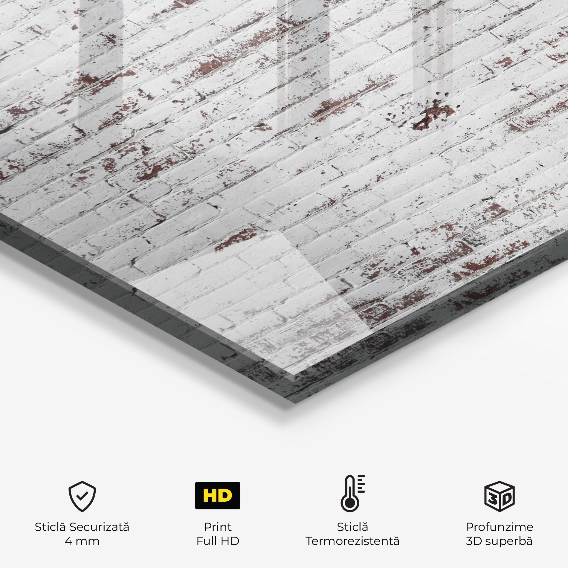 Panou Sticla Bucatarie Winter Bricks mockup 2