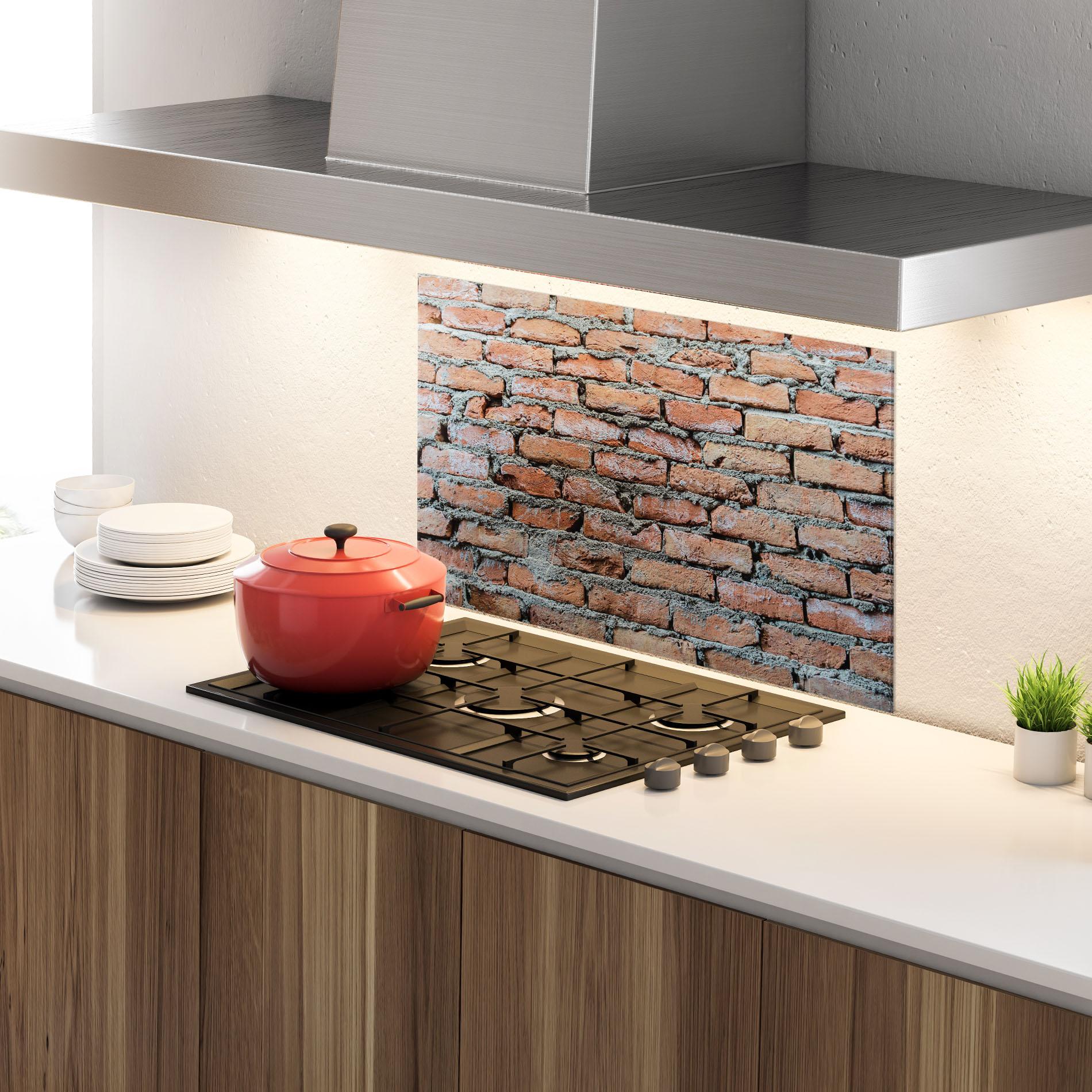 Panou Sticla Bucatarie Bricks With Ciment 2 mockup 4