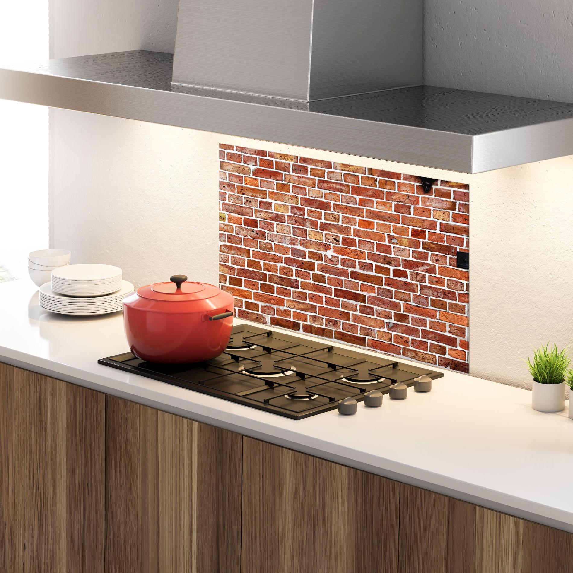 Panou Sticla Bucatarie Construction Bricks mockup 4