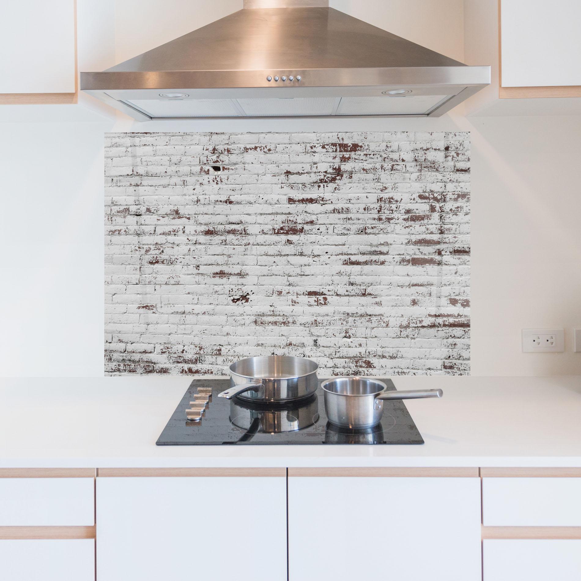 Panou Sticla Bucatarie Winter Bricks mockup 5