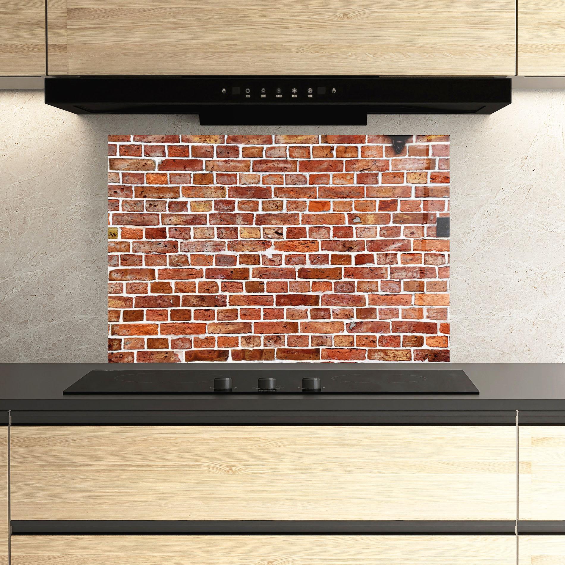 Panou Sticla Bucatarie Construction Bricks mockup 3