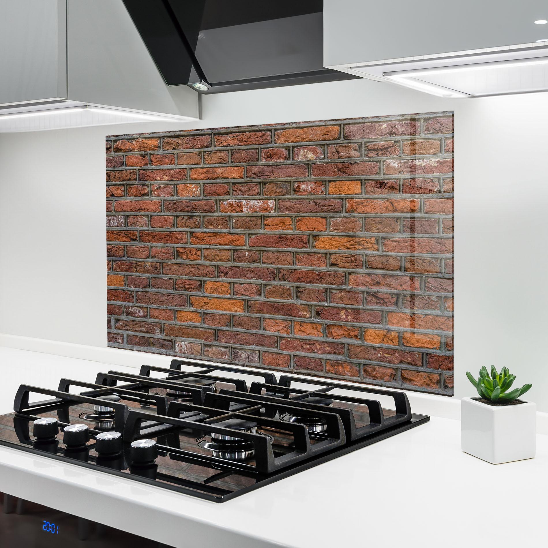 Panou Sticla Bucatarie Autumn Bricks mockup 6