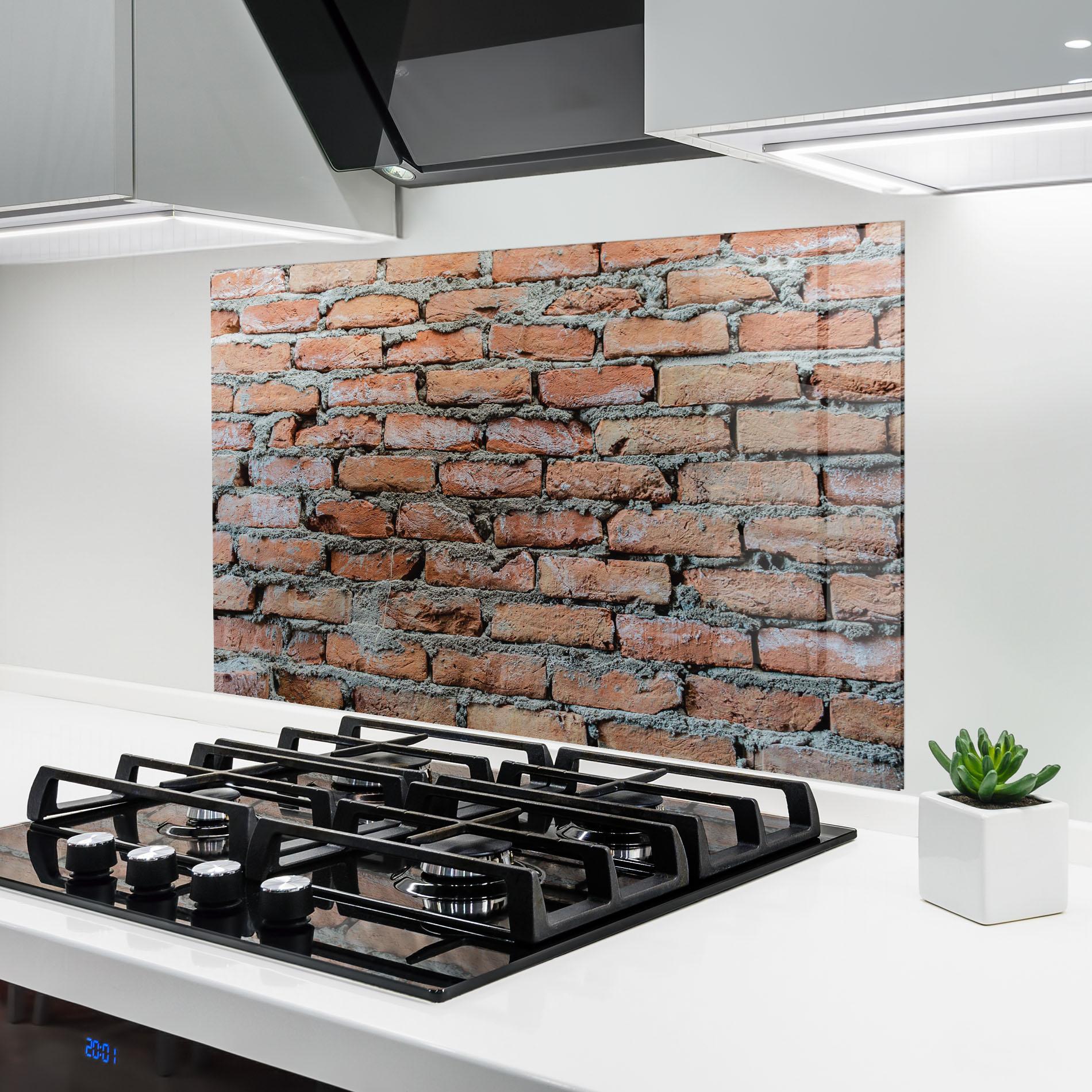 Panou Sticla Bucatarie Bricks With Ciment 2 mockup 6