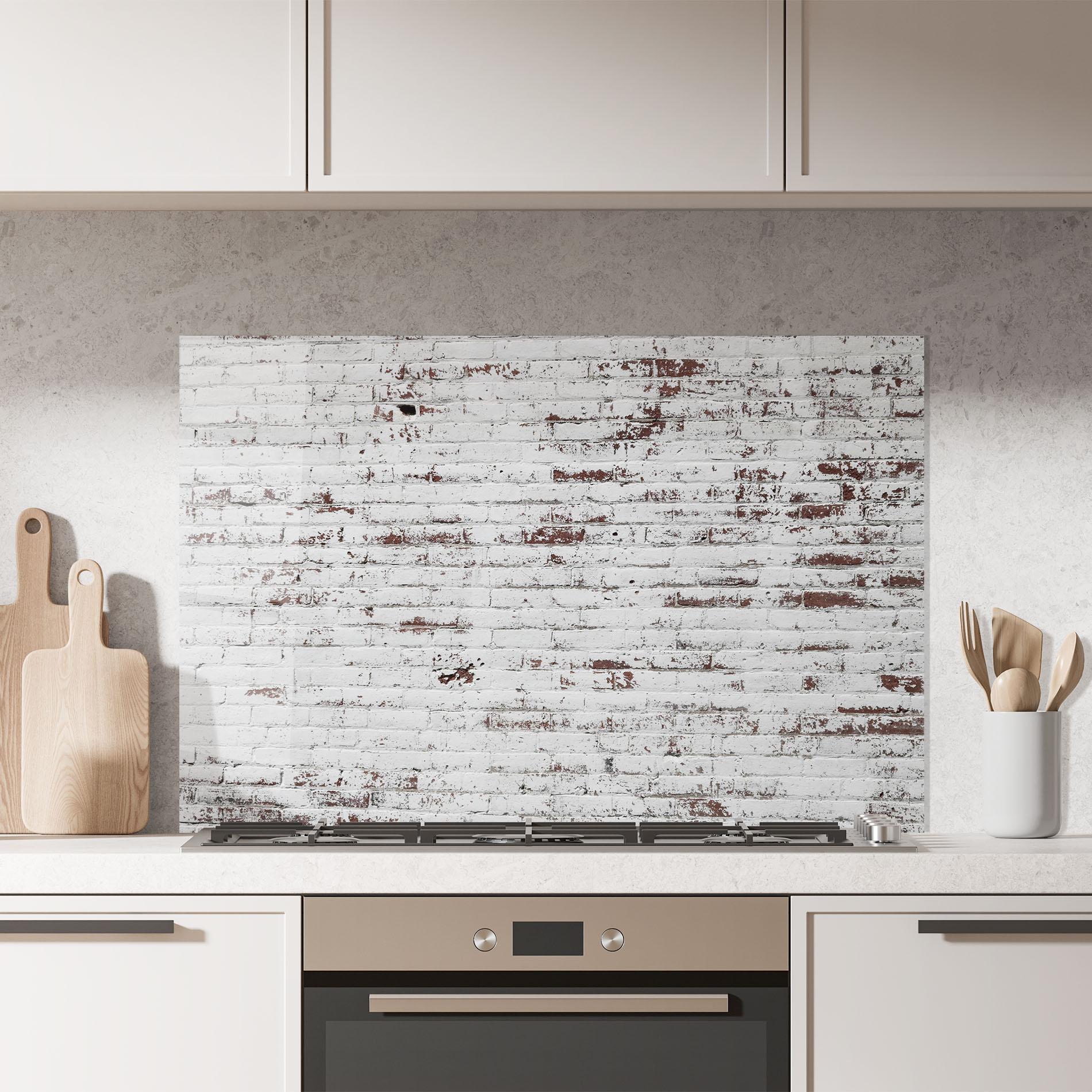 Panou Sticla Bucatarie Winter Bricks mockup 7