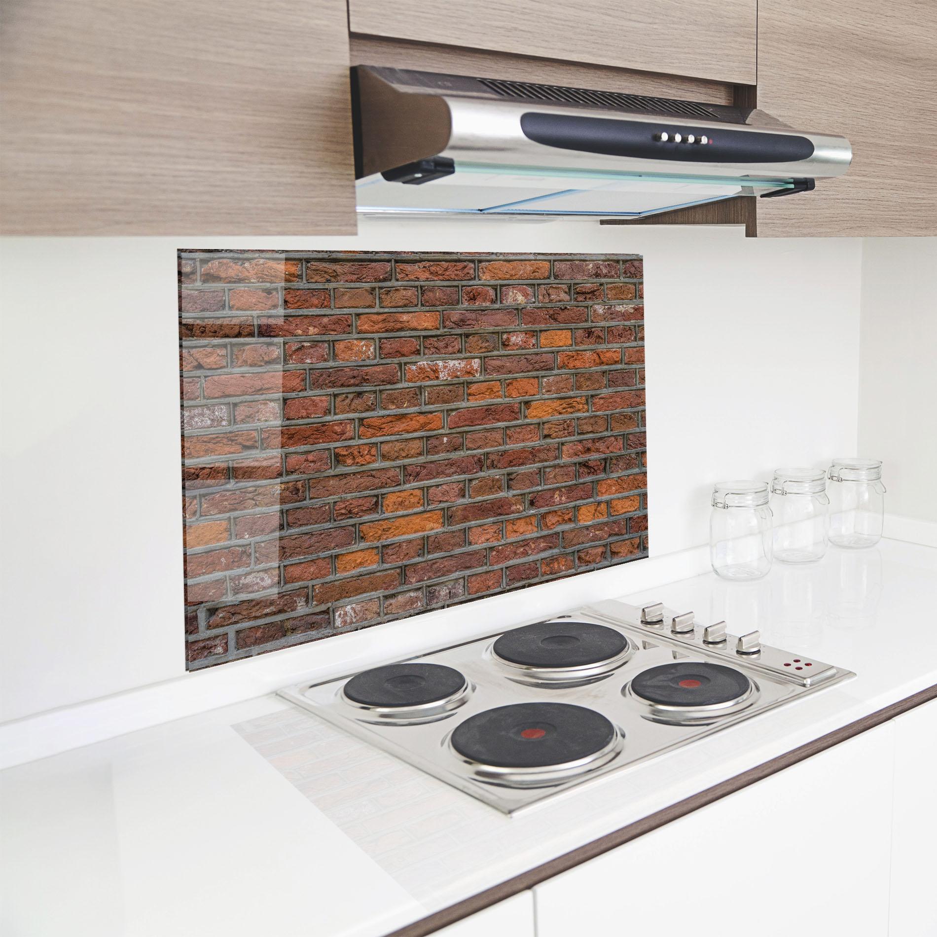 Panou Sticla Bucatarie Autumn Bricks mockup 8