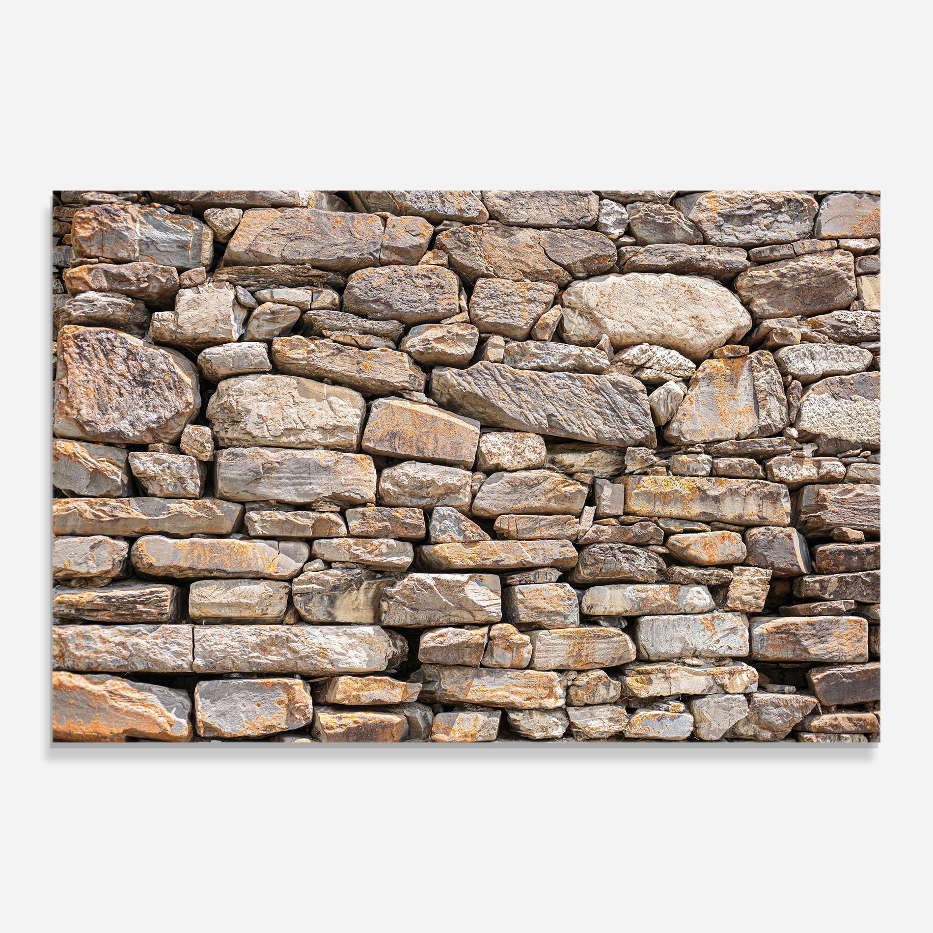 Panou Sticla Bucatarie Rough Stones mockup 0