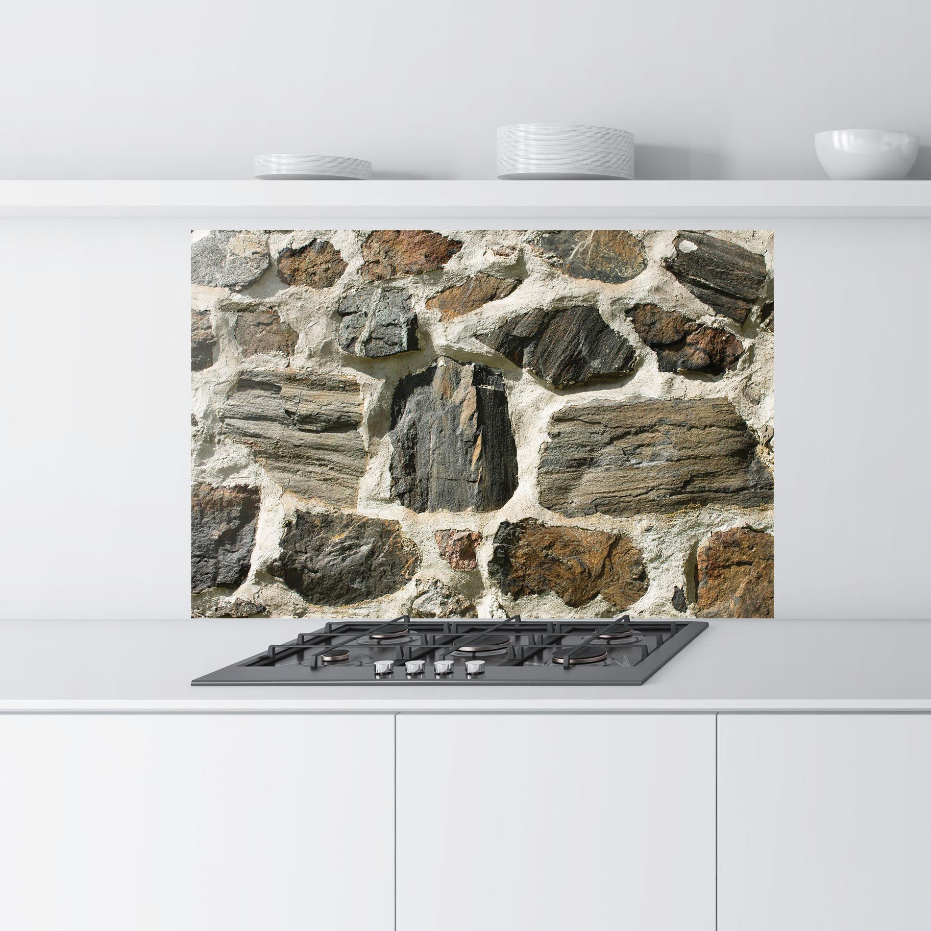 Panou Sticla Bucatarie Ambiental Stones mockup 9