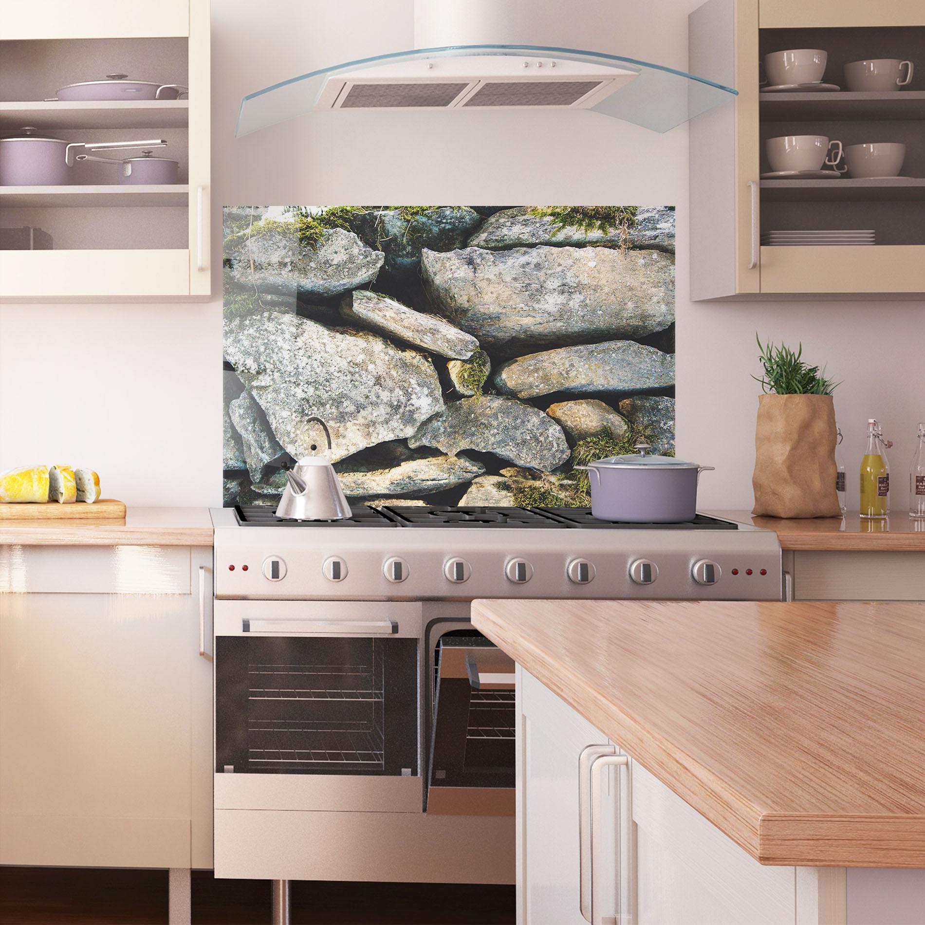 Panou Sticla Bucatarie Stone In Nature mockup 1