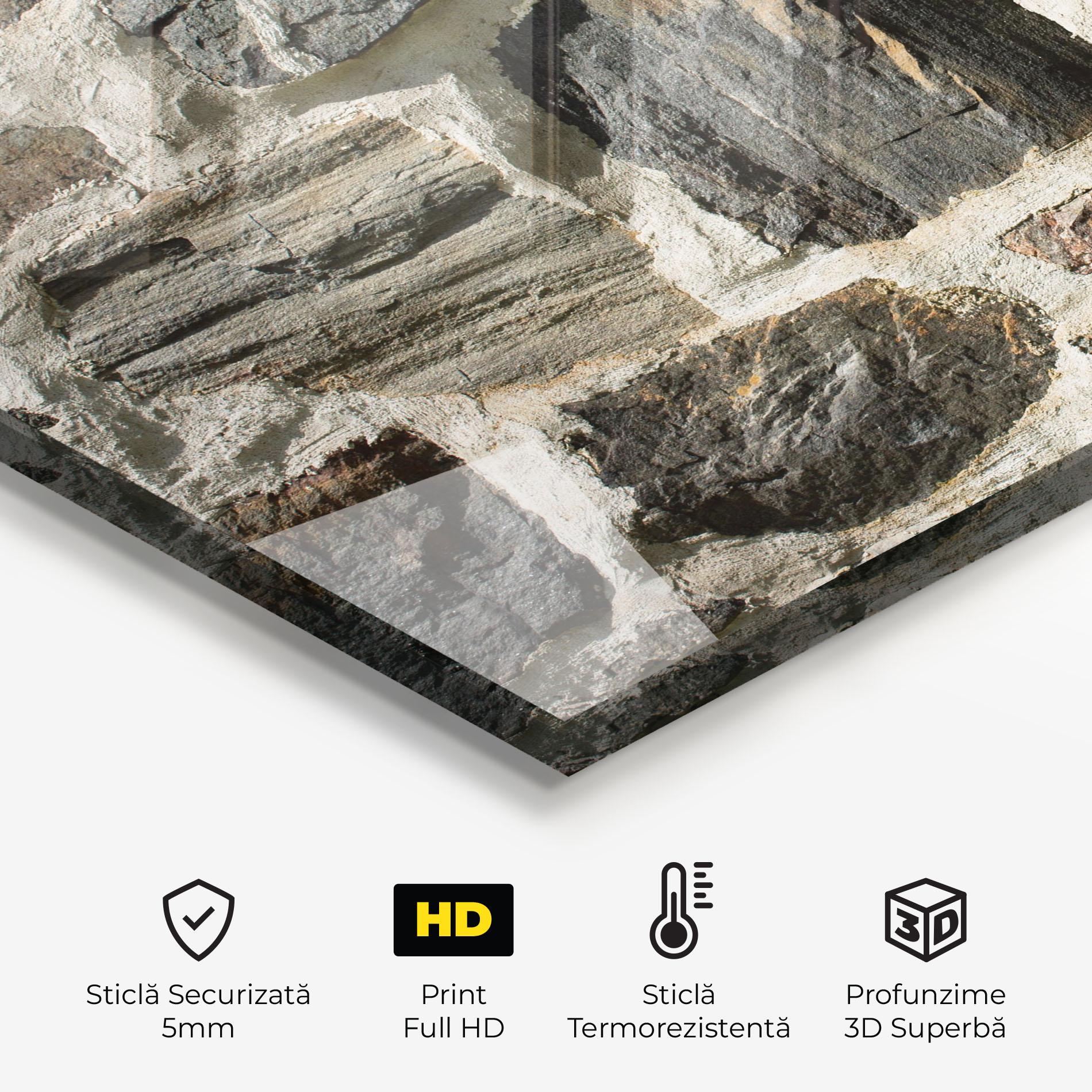Panou Sticla Bucatarie Ambiental Stones mockup 2