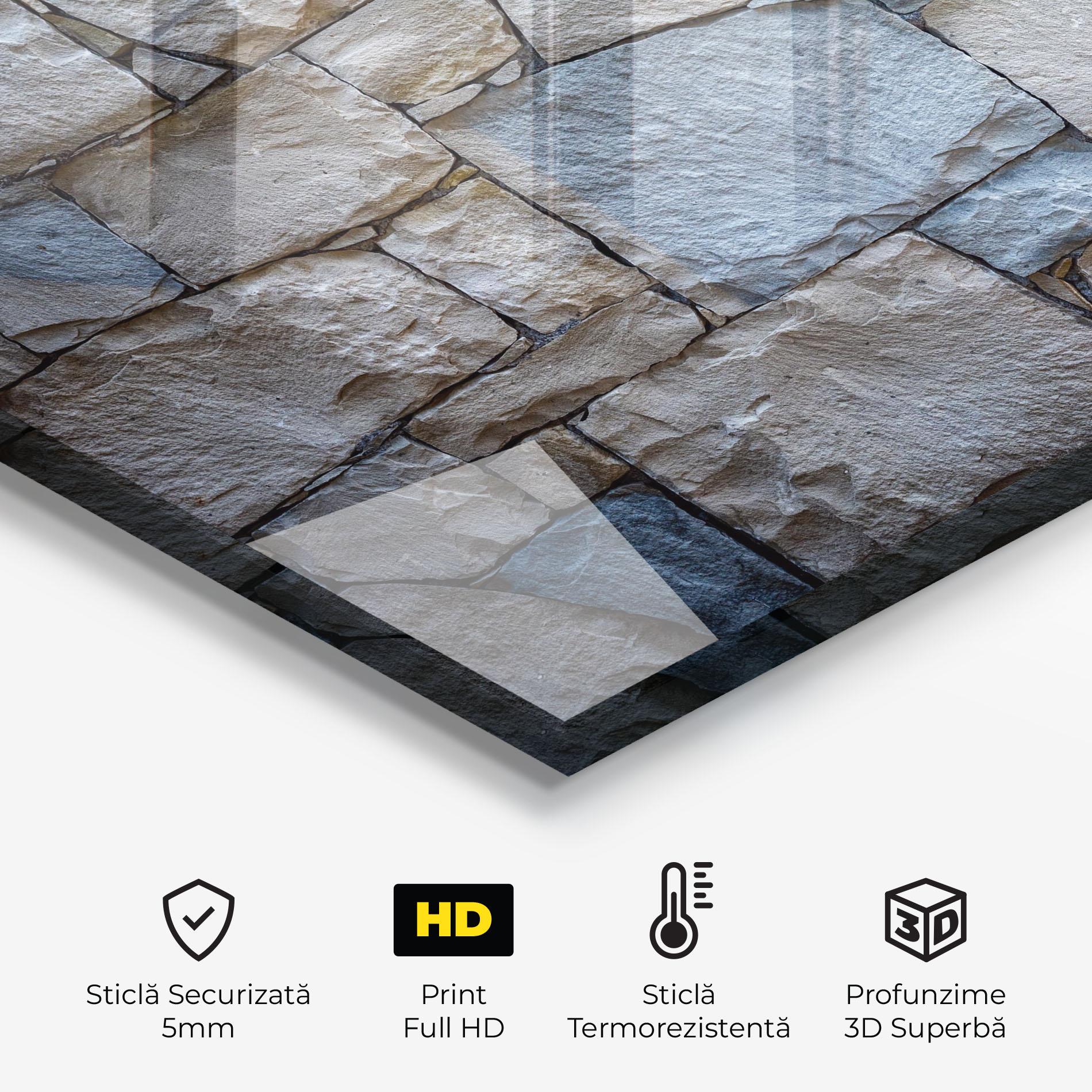 Panou Sticla Bucatarie Stones In Harmony mockup 2