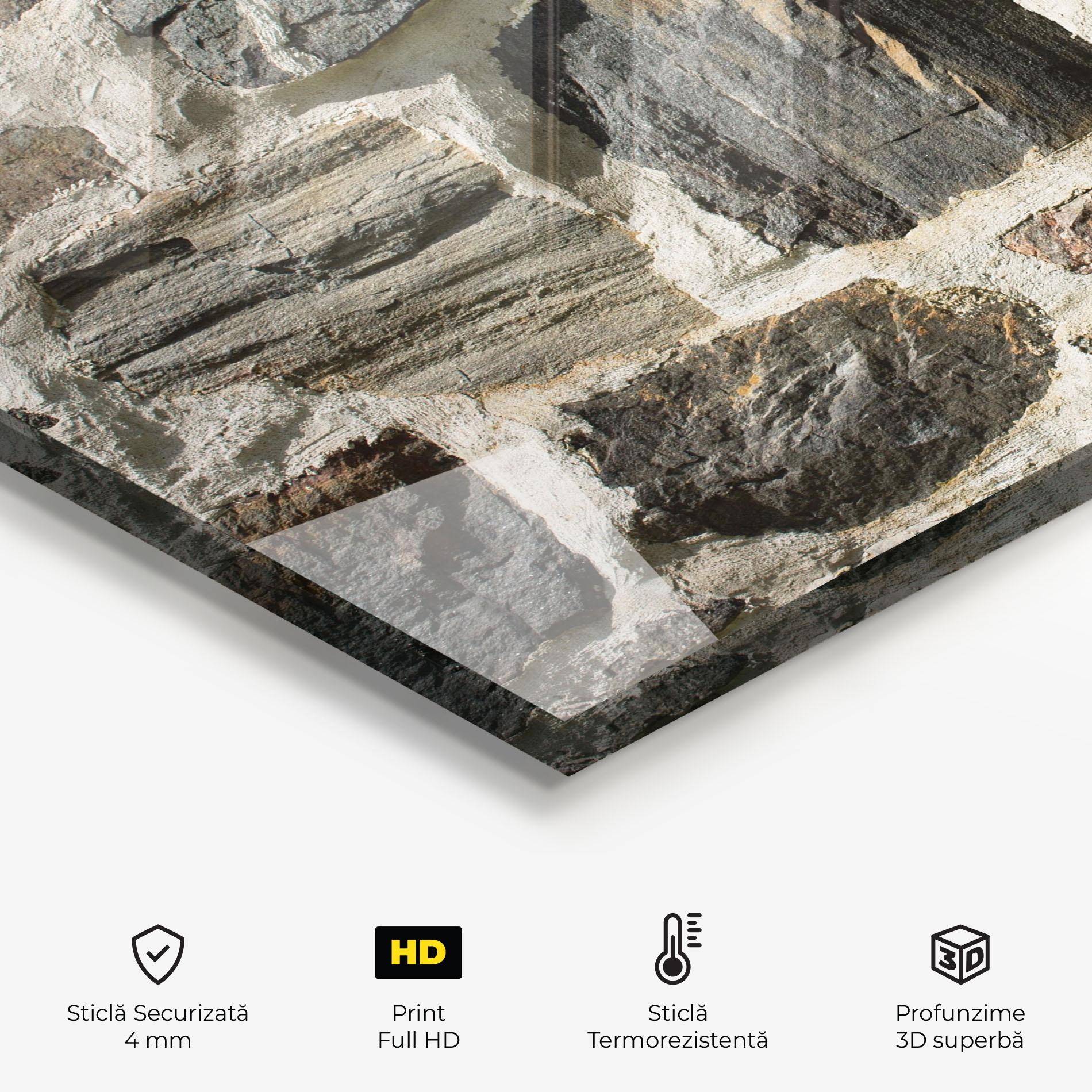 Panou Sticla Bucatarie Ambiental Stones mockup 2