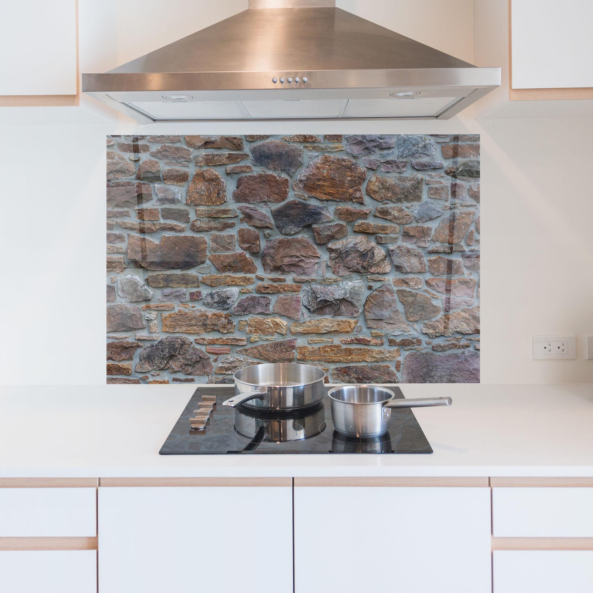 Panou Sticla Bucatarie Colorul Stones mockup 5